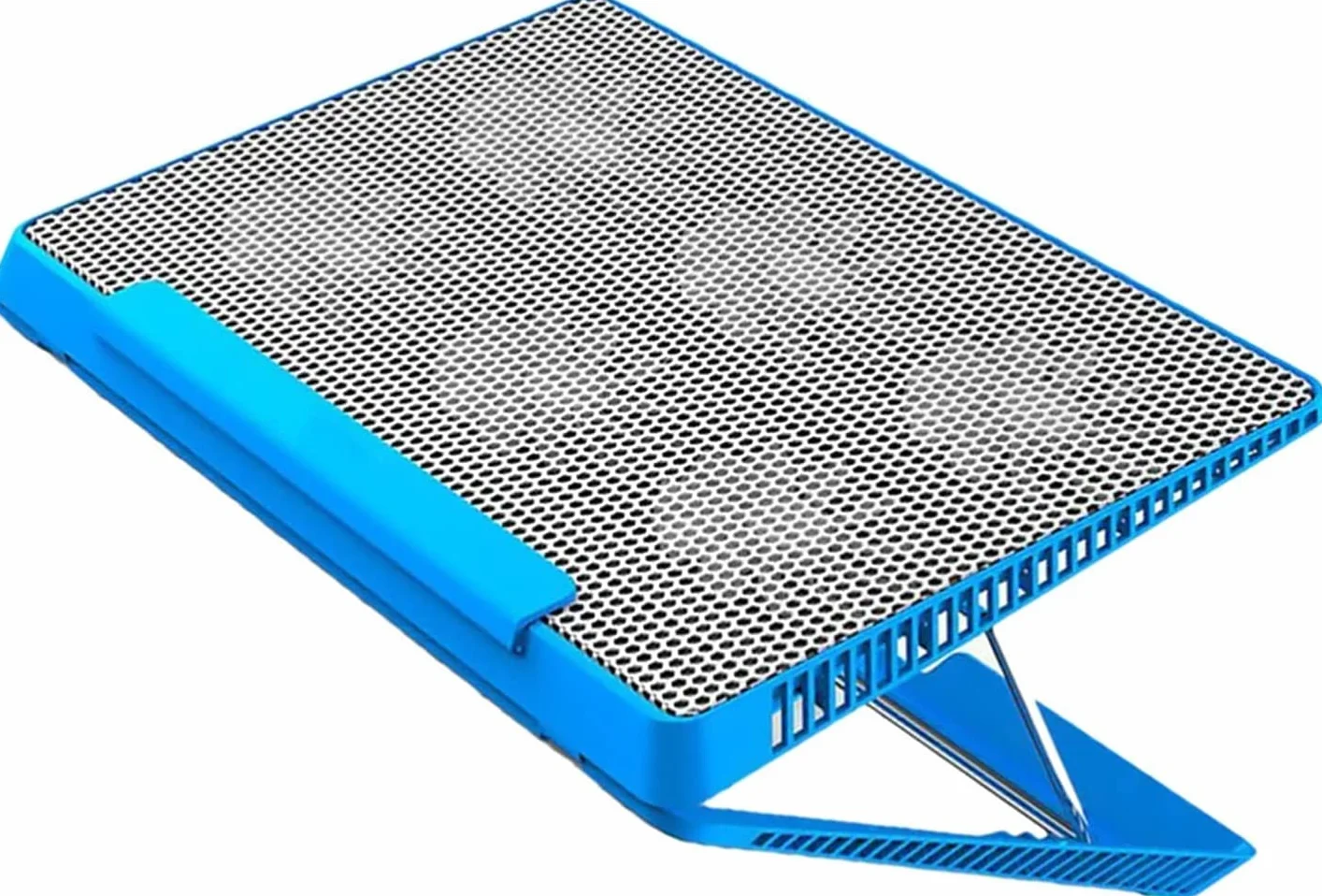 Chłodziarka Laptopa Chłodziarka Do Laptopa Chłodnica USB Podstawa Notebooka Regulowana Podkładka Chłodząca Z 6 Wentylatorami Aluminiowy Stojak Na Podstawkę Chłodzącą Stojak(Black)