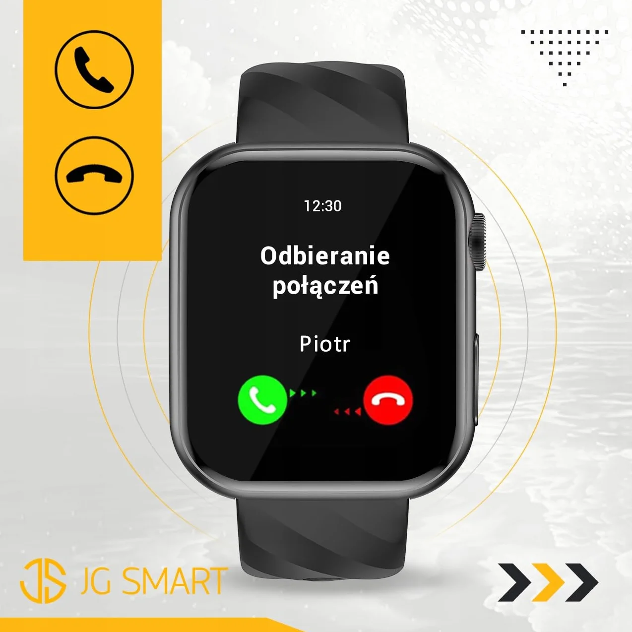 SMARTWATCH DLA SENIORA ZEGAREK TĘTNO CIŚNIENIE EKG TLEN BMI HRV MENU PL