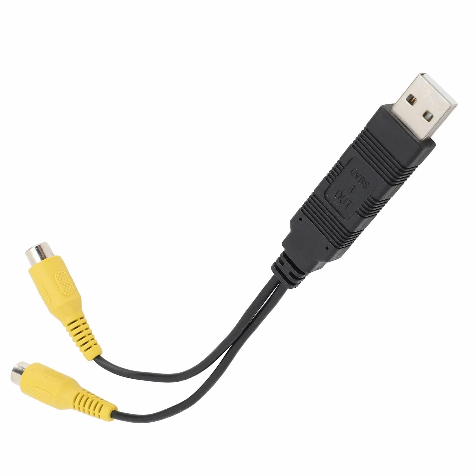 Aramox Adapter Wyjścia Wideo USB do CVBS, Kabel Interfejsu USB, HD, dla Pojazdu