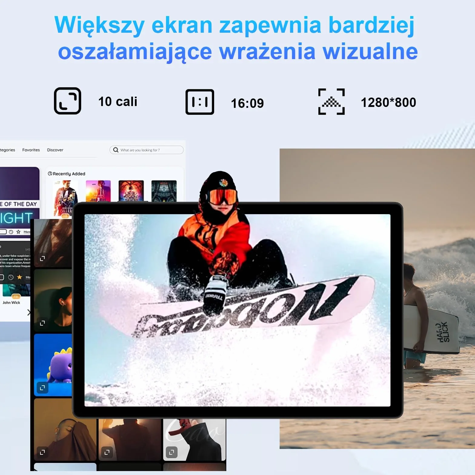 2025 10-calowy tablet z systemem Android 14, 20 GB pamięci RAM + 128 GB pamięci ROM, 8-rdzeniowy procesor 2,0 GHz, WiFi 6, Widevine L1, tablet dotykowy z etui|klawiatura|mysz