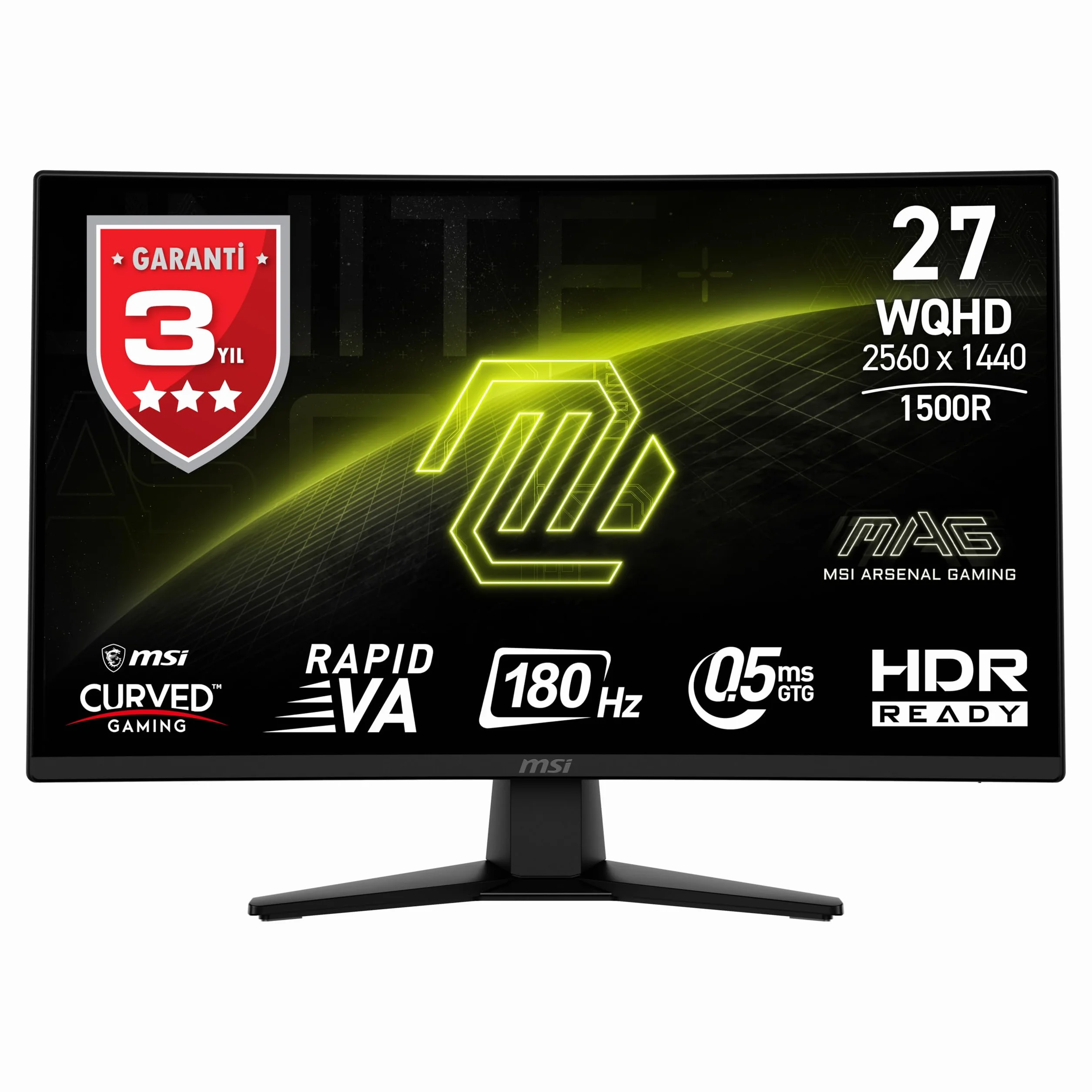 MSI MAG 274CQF 27" LED Rapid VA QHD 180Hz Curva
