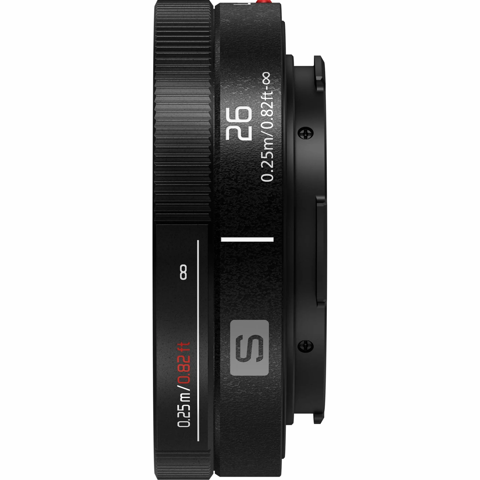 Panasonic Pełnoklatkowy obiektyw aparatu LUMIX, S 26 mm F8 - S-R26