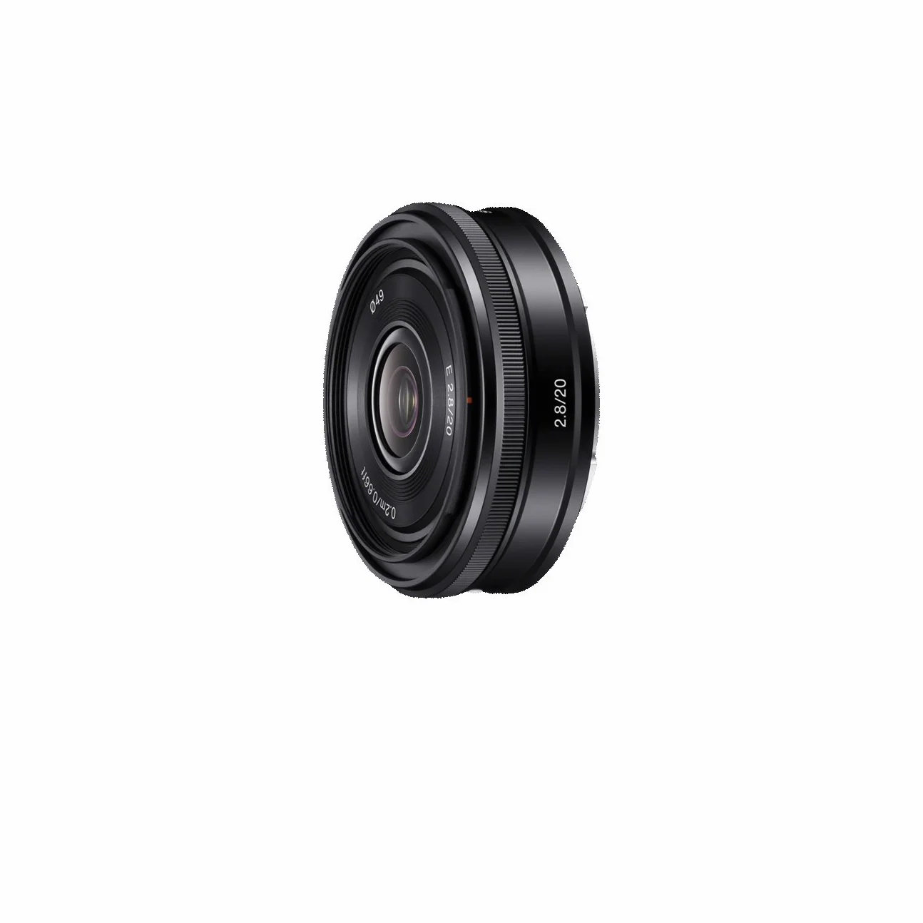 Sony E 20 mm F2.8 obiektyw szerokokątny z mocowaniem typu E, dedykowany do serii APS (a6000, a5100, a5000 i serii Nex), czarny.