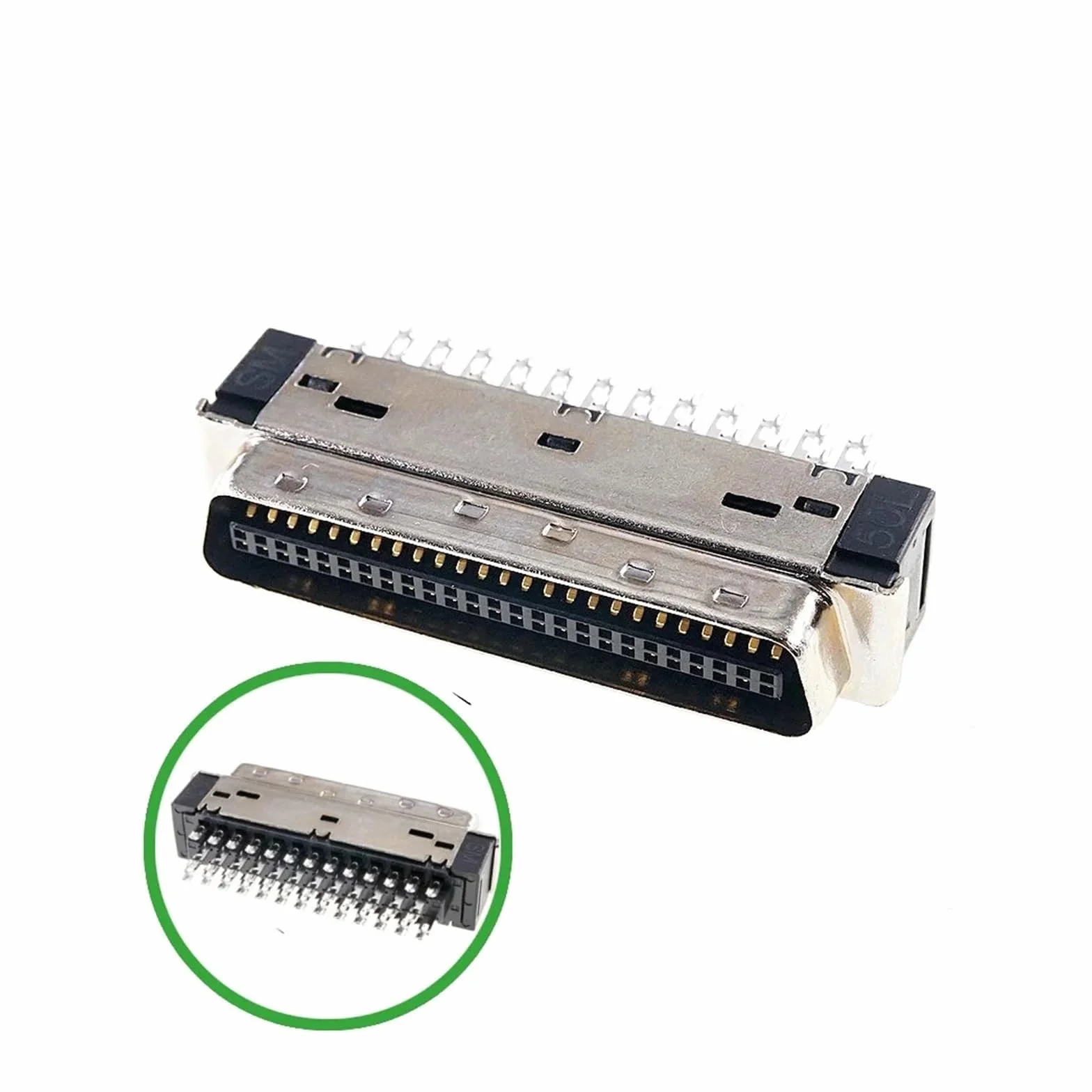 Męski adapter złącza jack mono, 1 5 20 szt. Złącze SCSI MDR 14 20Pin 26 36 50 Pozycje Wtyczka męska Gniazdo napędu(50 Pin Sm 50l,5pcs)