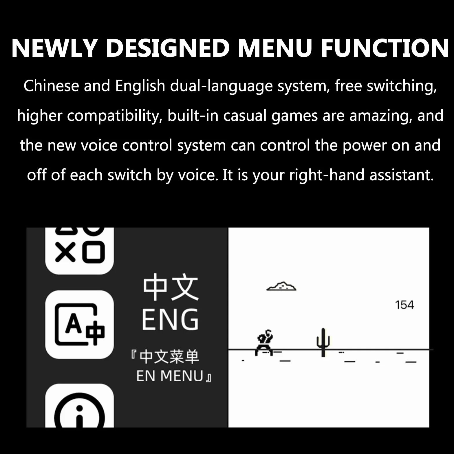8 Port USB Docking Station, USB Expansion Dock, 1.54-inch IPS Color Screen, 10 Levels Brightness Adjustment, 8-Way Switch Total, Switch + Button + Voice Control,for Phones, Tablets, and Gadgets