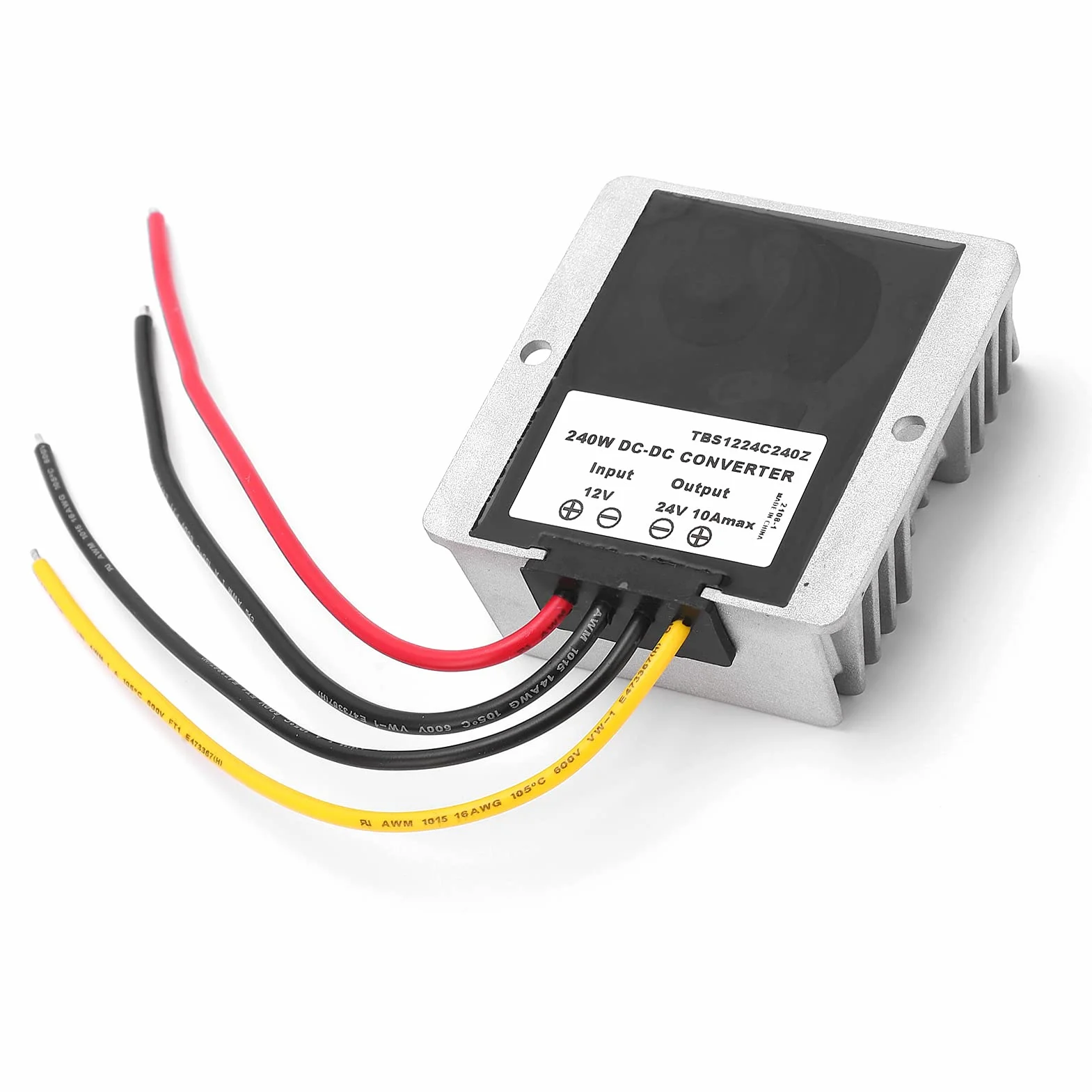 Przetwornica Napięcia DC 12V na 24V 10A 240W IP68 Obudowa Aluminium