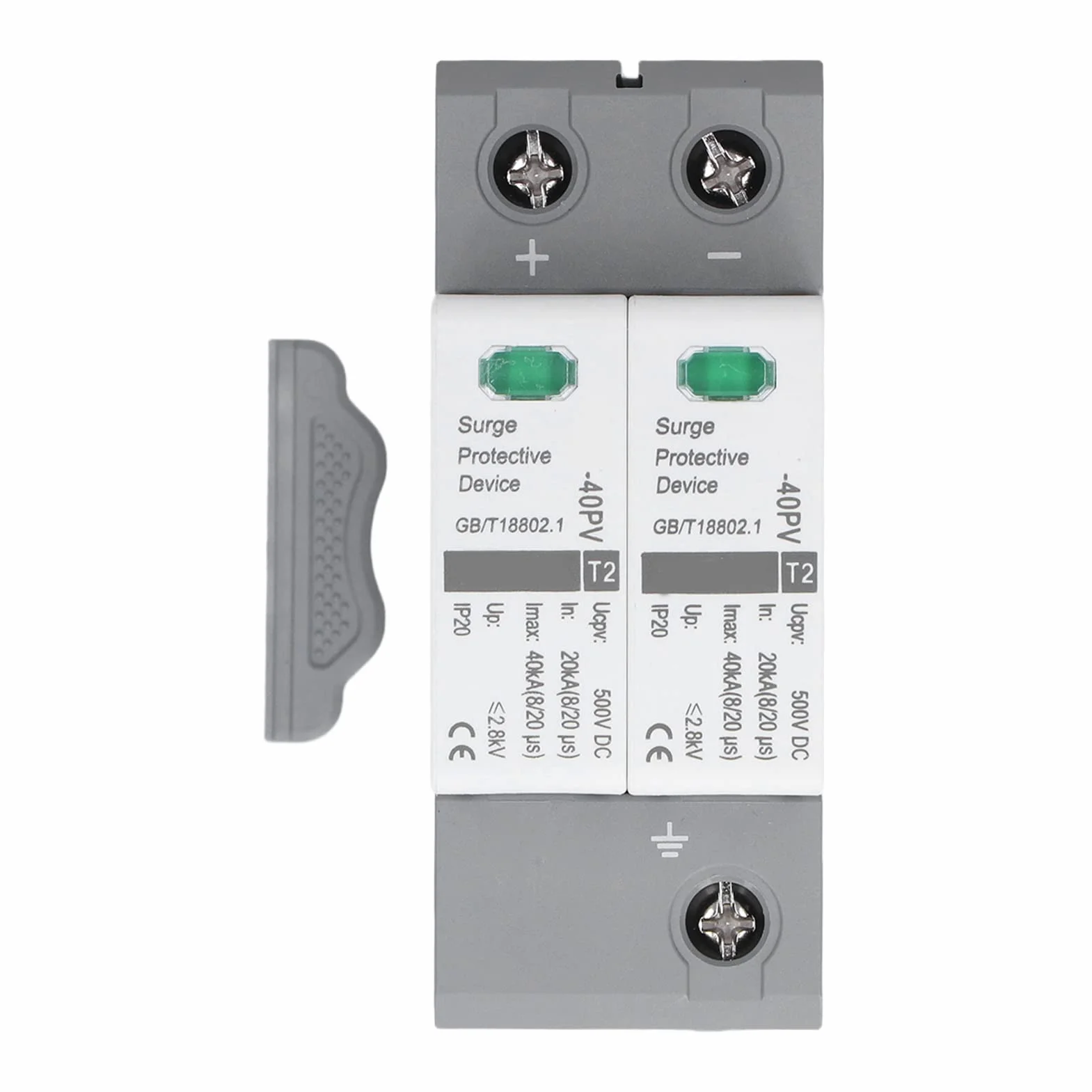 Ochronnik Przeciwprzepięciowy CHLT-40PV 500 V DC 2P IP20