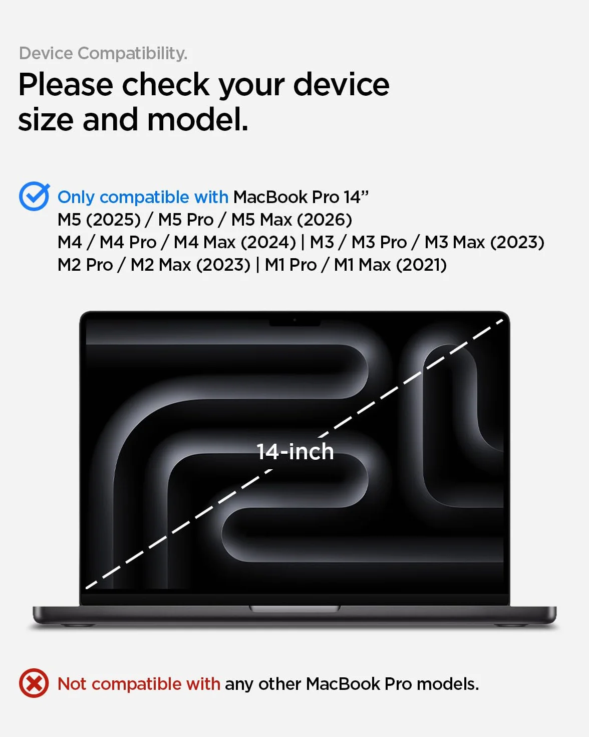 Spigen SafeView Magnetyczny filtr prywatności do MacBook Pro 14 cali (od 2021, M3 / M3 Pro / M3 Max / M2 Pro / M2 Max / M1 Pro / M1 Max), filtr prywatności, ochrona przed odciskami palców