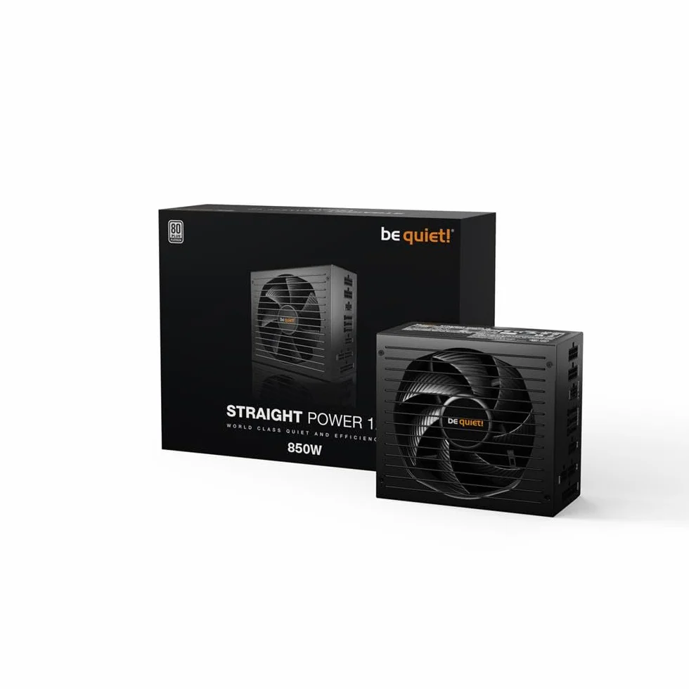 Be Quiet! Straight Power 12 BN337 Zasilacz Komputerowy, Czarny, 850W