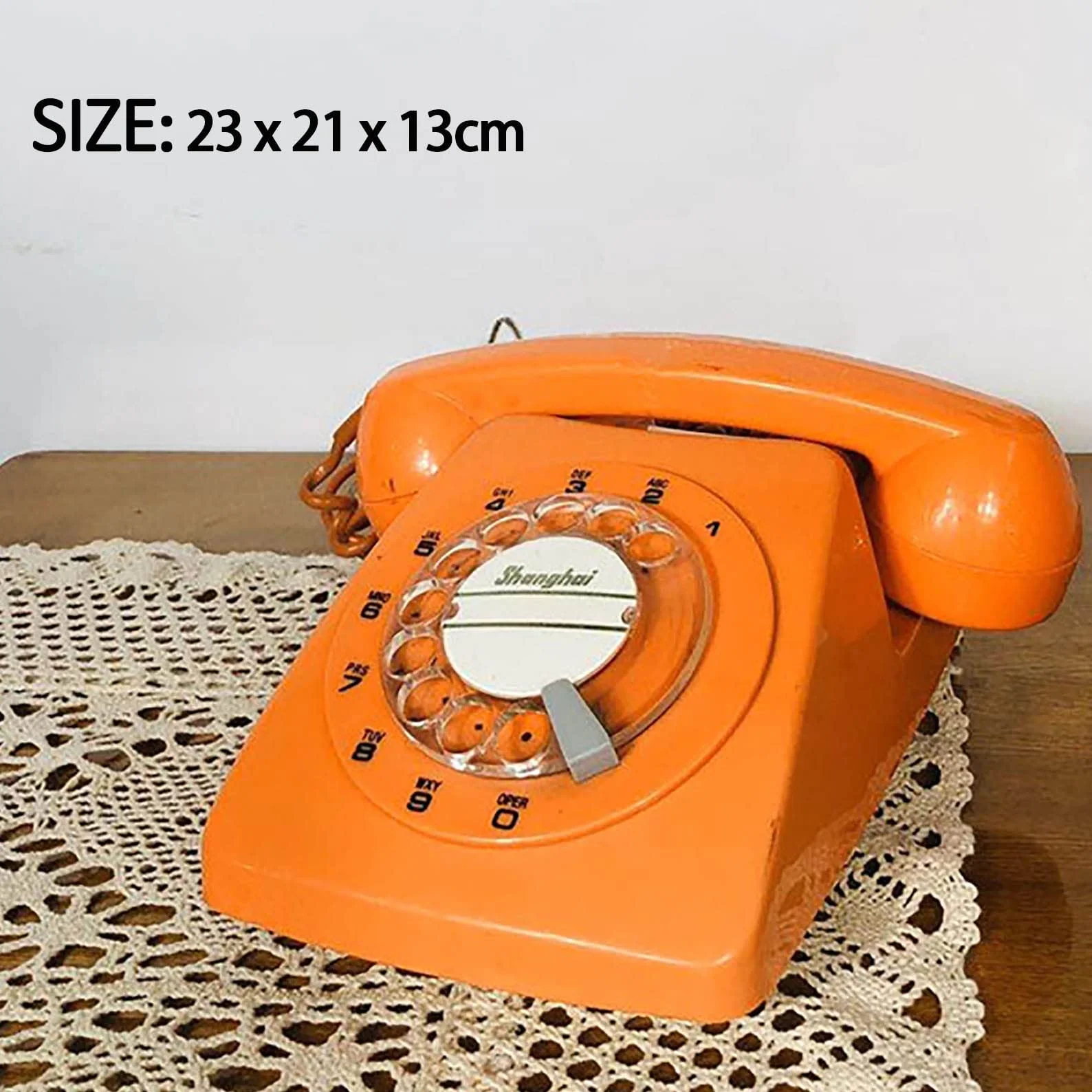 Vintage telefon stacjonarny retro styl telefon telefon stacjonarny biurko dekoracja do domu biura hotelu
