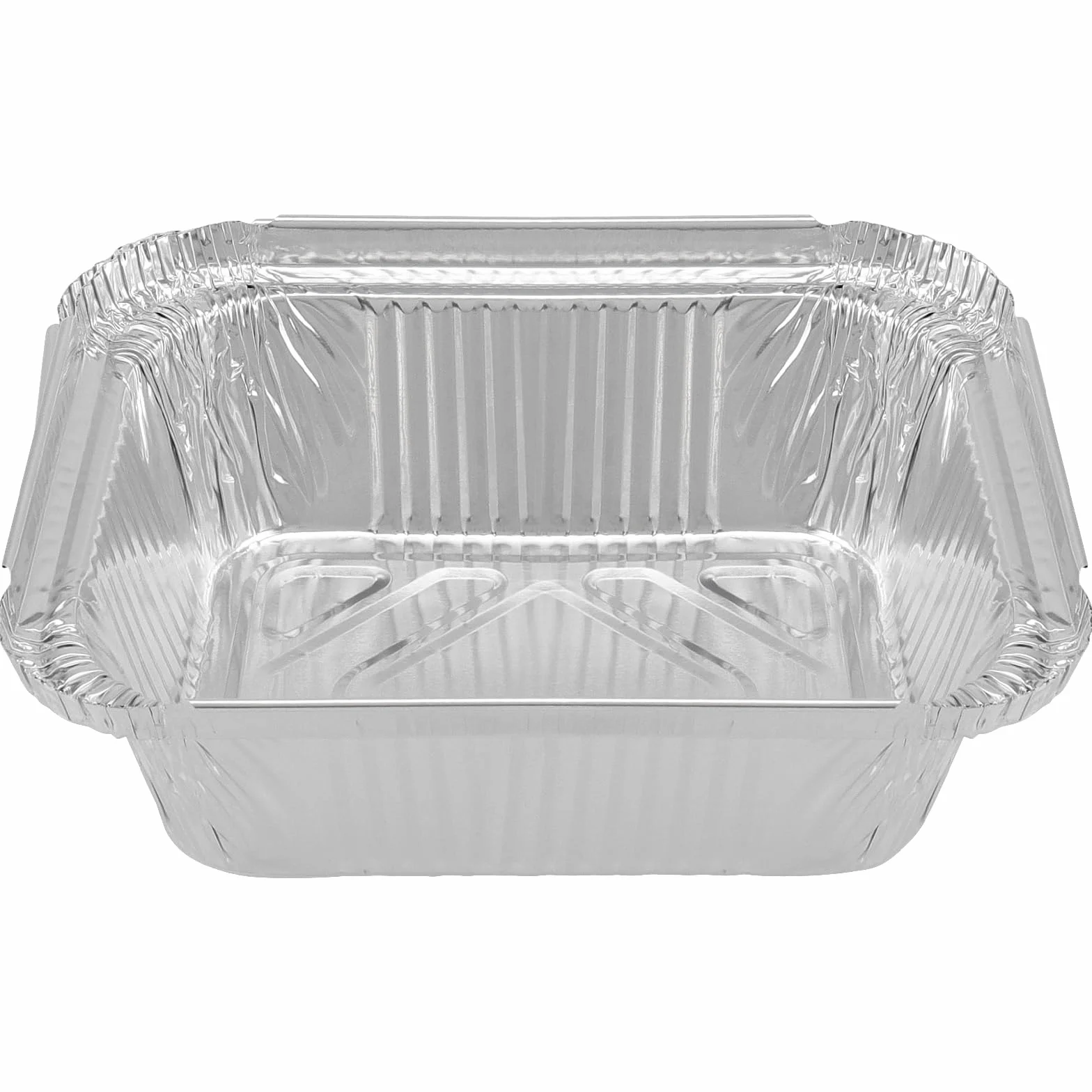 Aluminiowe Miseczki Ociekowe 400 ml 14,5x12x5,5 cm Kwadratowe do Grilla