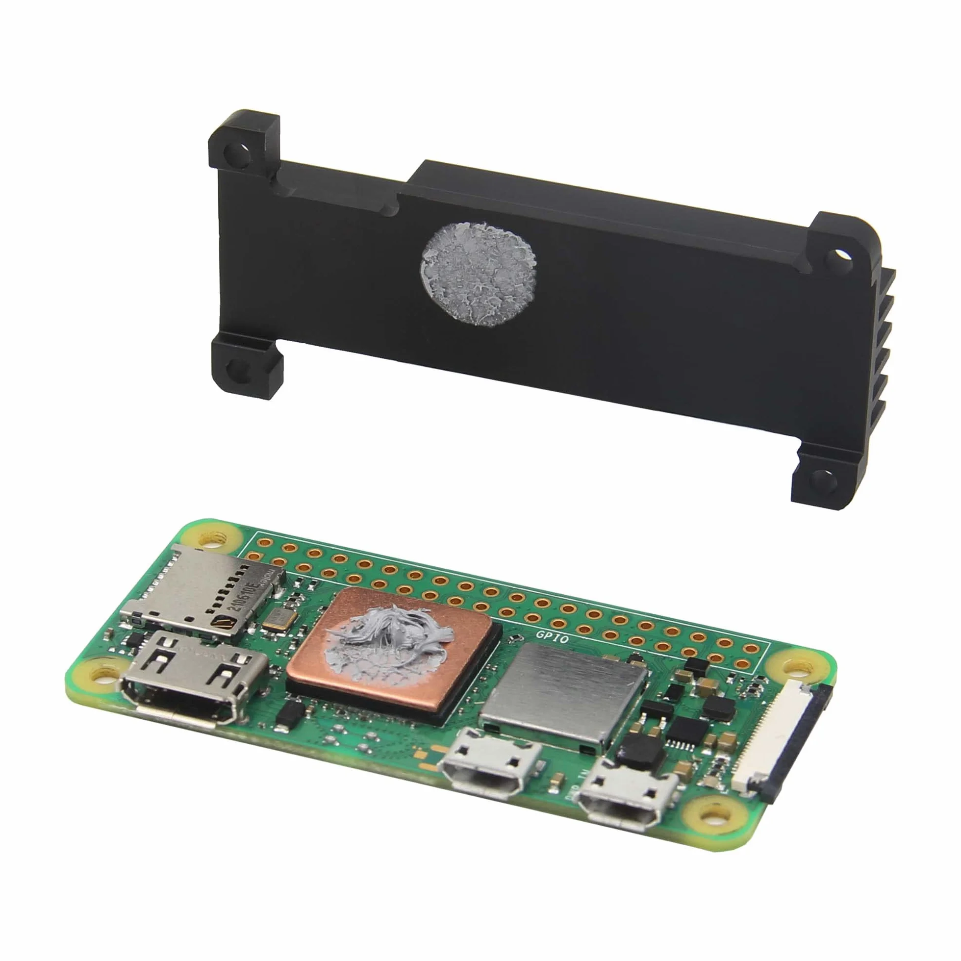 Geekworm Raspberry Pi Zero 2 W Radiator, akcesoria do grzejników ze stopu aluminium 10 mm (C296)