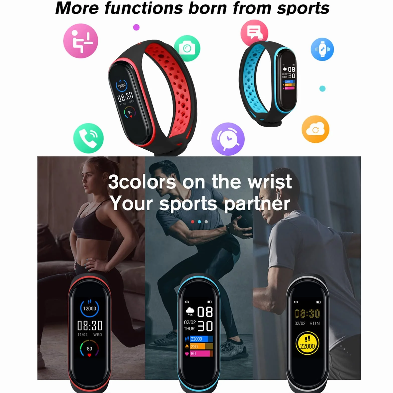 Inteligentny zegarek Zegarki dla Mężczyźni Kobiety Monitor aktywności 1,1" Ekran dotykowy Inteligentny zegarek Zegarek fitness Połączenie przychodzące IP68 Wodoodporny Krokomierz Monitor