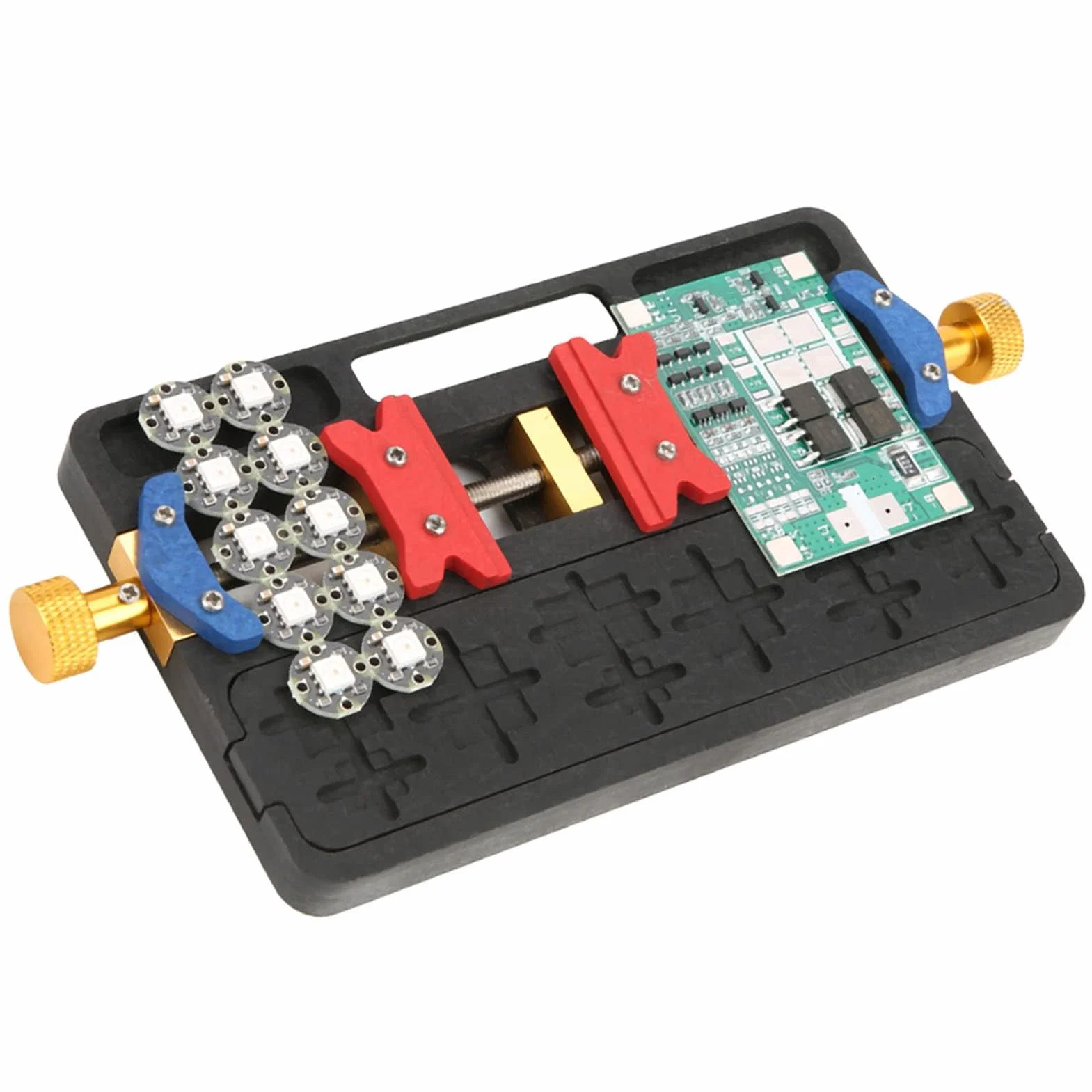 Oprawa Płyty Głównej Telefonu Uchwyt Uchwytu BGA IC Chip Lutowanie PCB Uchwyt Mocujący Naprawa Telefonu Narzędzie do Zaciskania