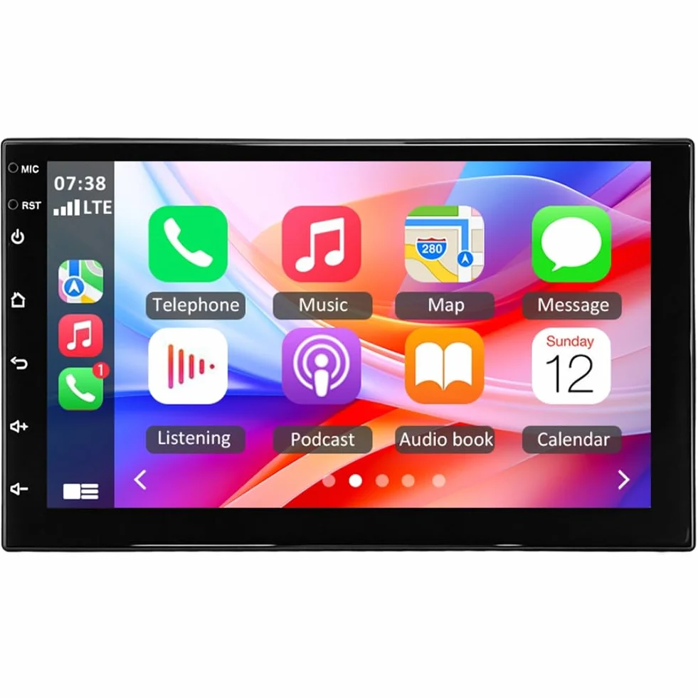 2+32G Android 15 radio samochodowe do Chevy S10 2003-2006 z Carplay Android Auto | 7-calowy ekran dotykowy Auto Stereo Display Player Radio GPS Navigation Head Unit z SWC FM RDS MirrorLink Split Screen