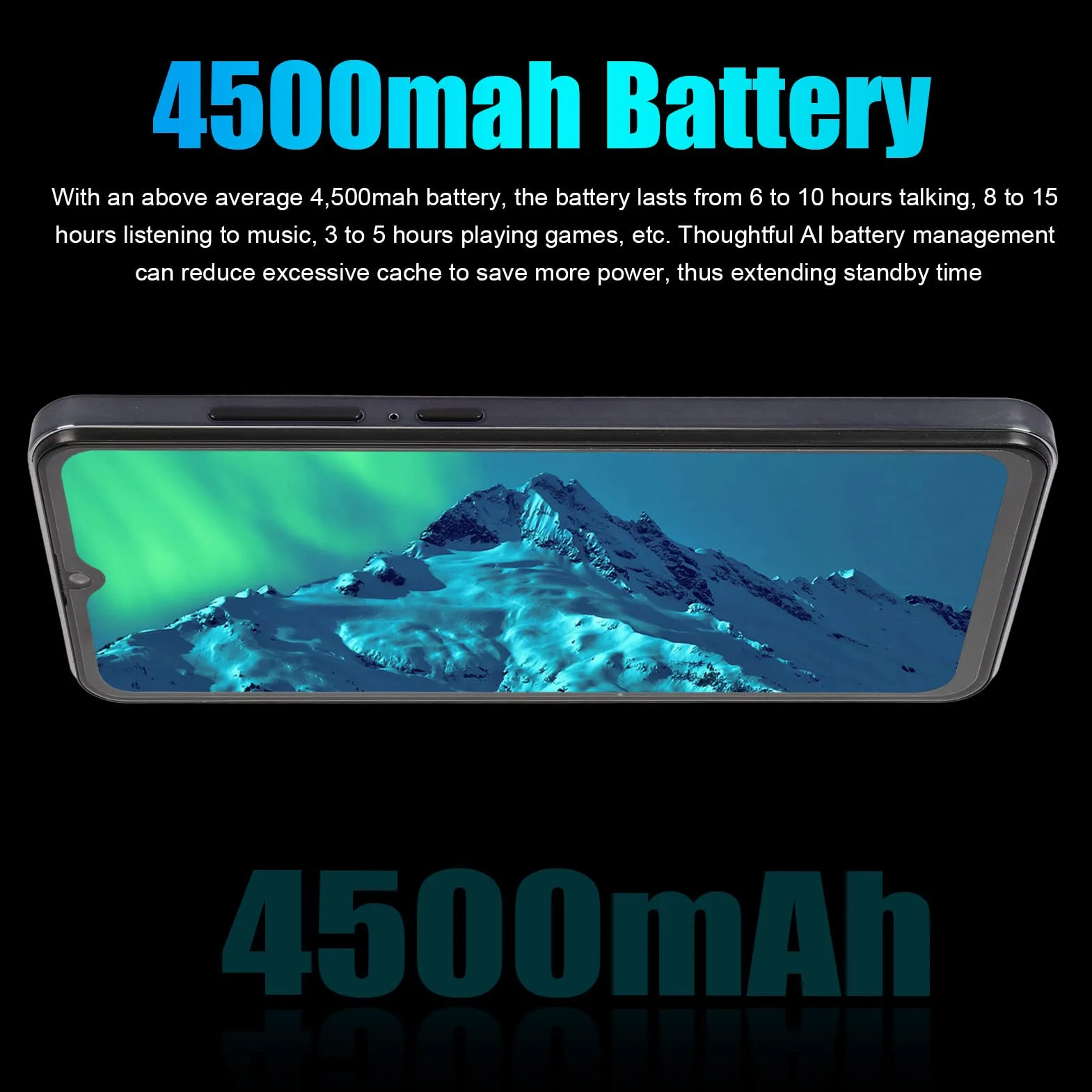 Smartfony, 6, 53 Calowy Telefon Komórkowy HD Z Odblokowaniem Twarzą, 6G 128G Czarny, Wbudowana Karta Pamięci 64G, 8 Rdzeniowy MTK HELIO, Podwójna Karta Double Stay, Telefon Komórkowy 5Gwifi (UE)