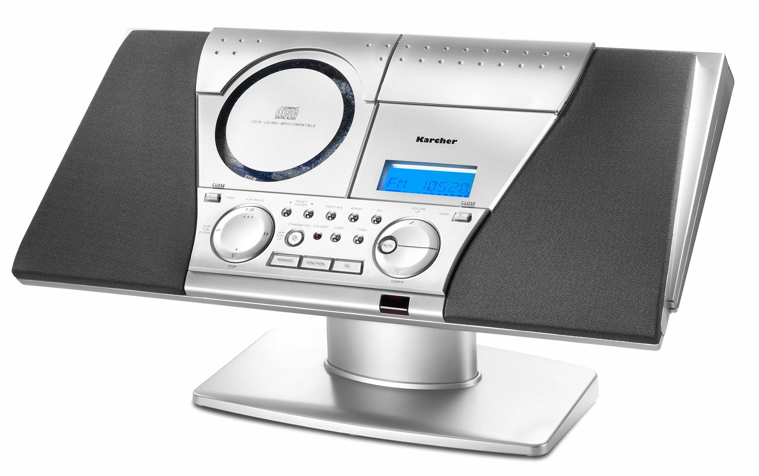 Kärcher Mc 6550 MC 6550(N) Zestaw Stereo, Srebrny, 23W