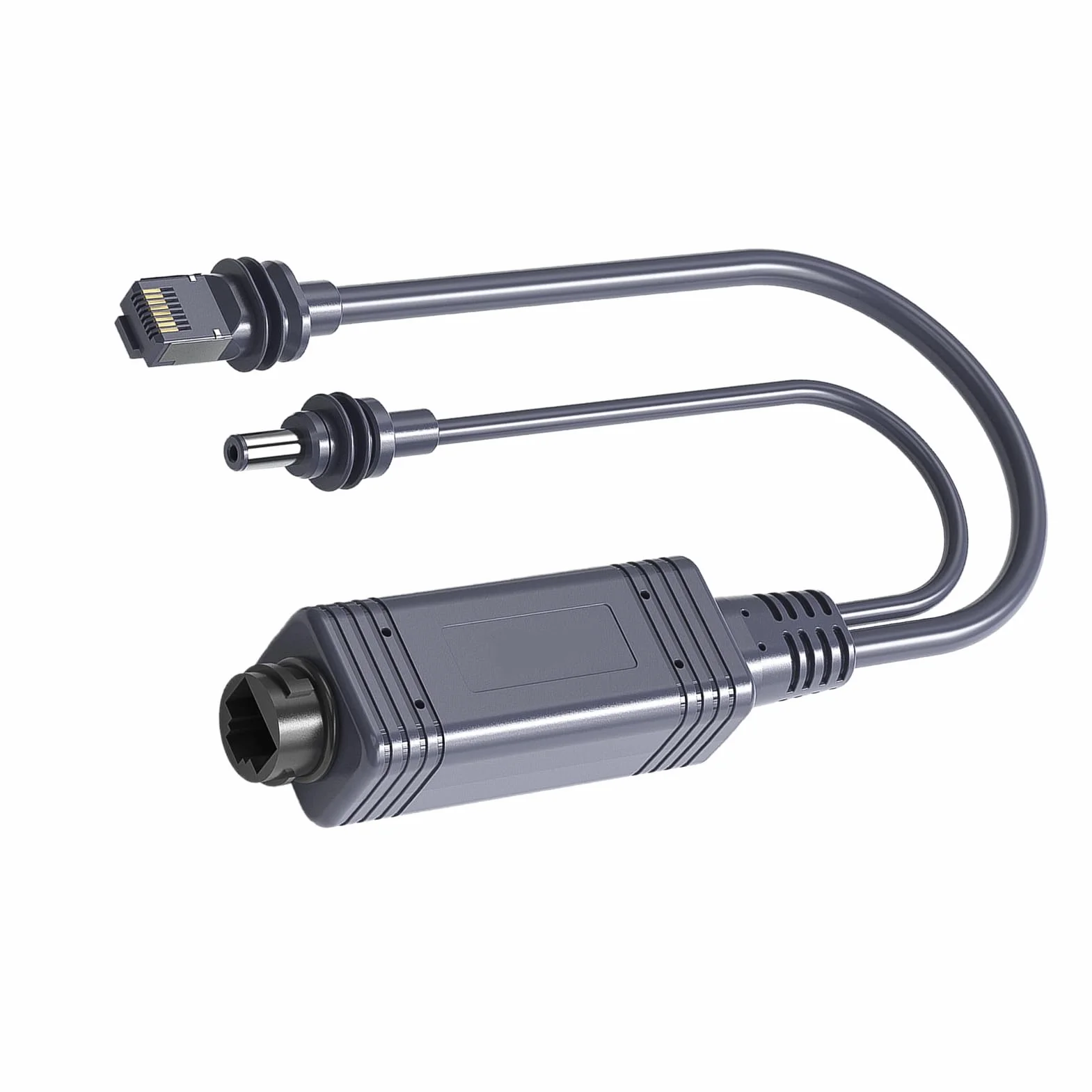 Eujgoov Poe Gigabit Ethernet Rozdzielacz do Kamer Bezpieczeństwa i Telefony VoIP do Strumieniowego Przesyłania Wideo w Czasie Rzeczywistym i Dużych Manipulacji Danych Gigabit Poe Adapter Combiner