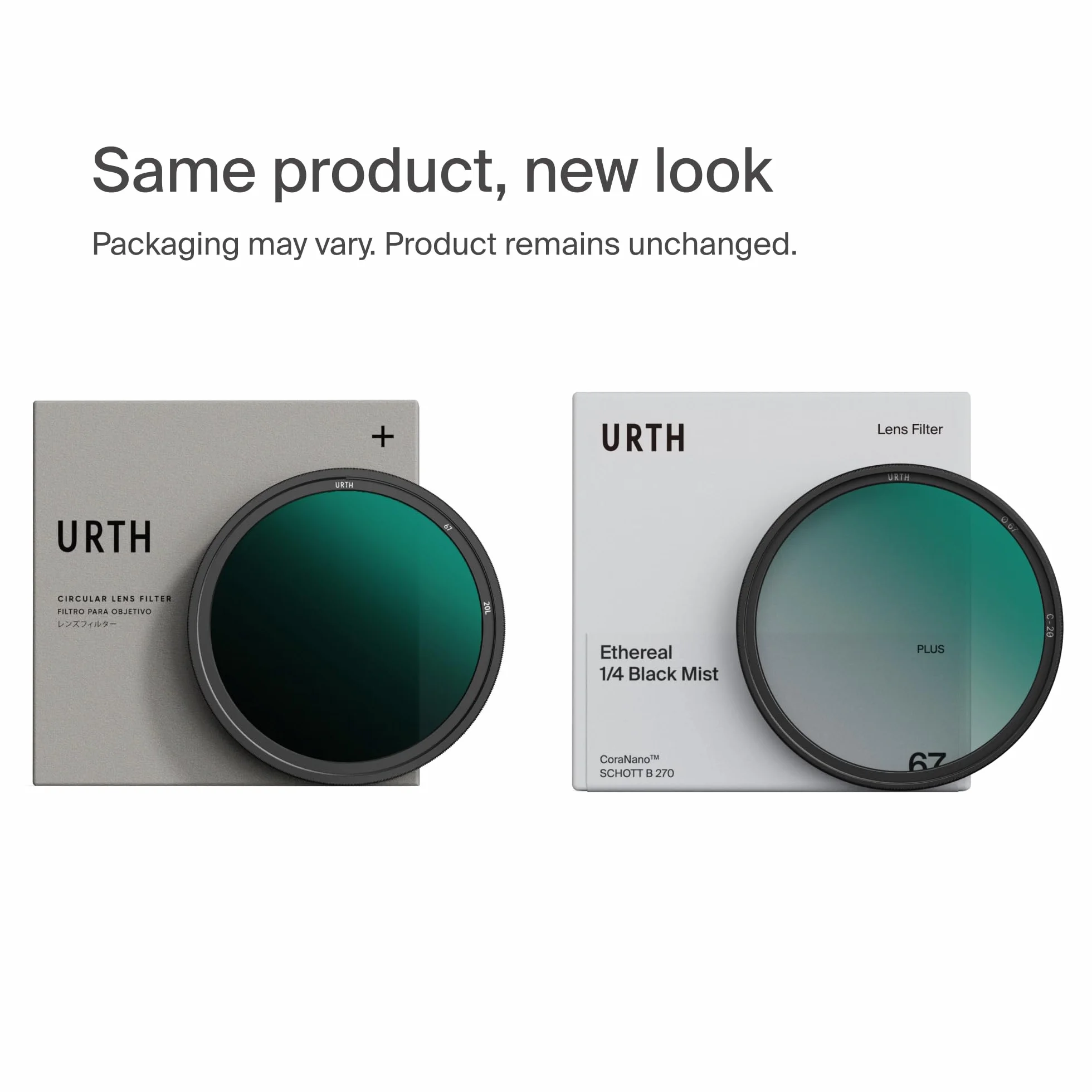 Urth 39mm Filtr dyfuzyjny Ethereal Black Mist ¼ do obiektywu (Plus)