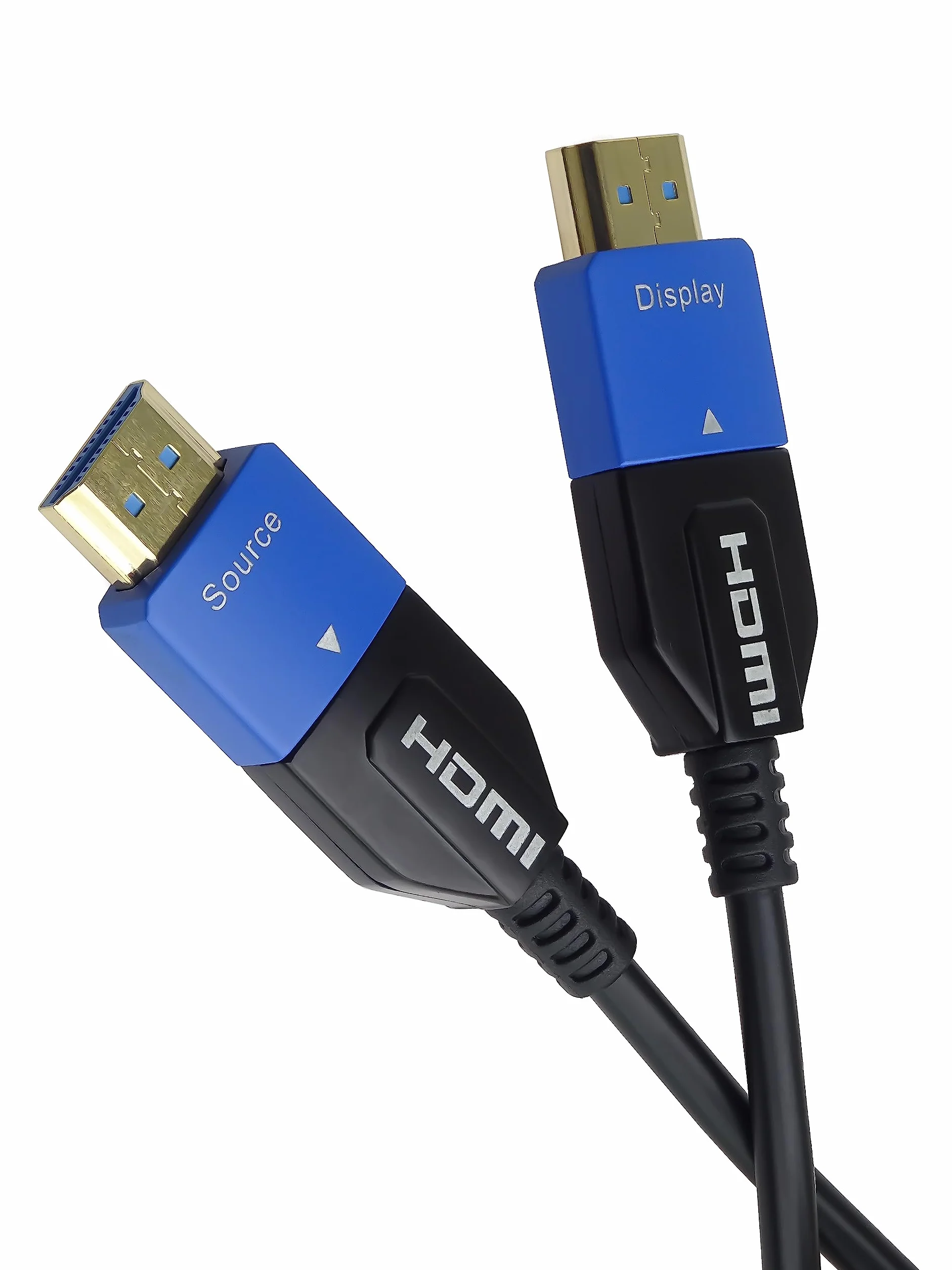 PremiumCord 8K Ultra High Speed HDMI 2.1 optyczny aktywny kabel światłowodowy, 48 Gbit/s, HDMI 2.1, 3D, EDID, ARC, HDR, rozdzielczość 8K 60 Hz 4320p, 4K @ 120 Hz, wytrzymała konstrukcja, pozłacana,