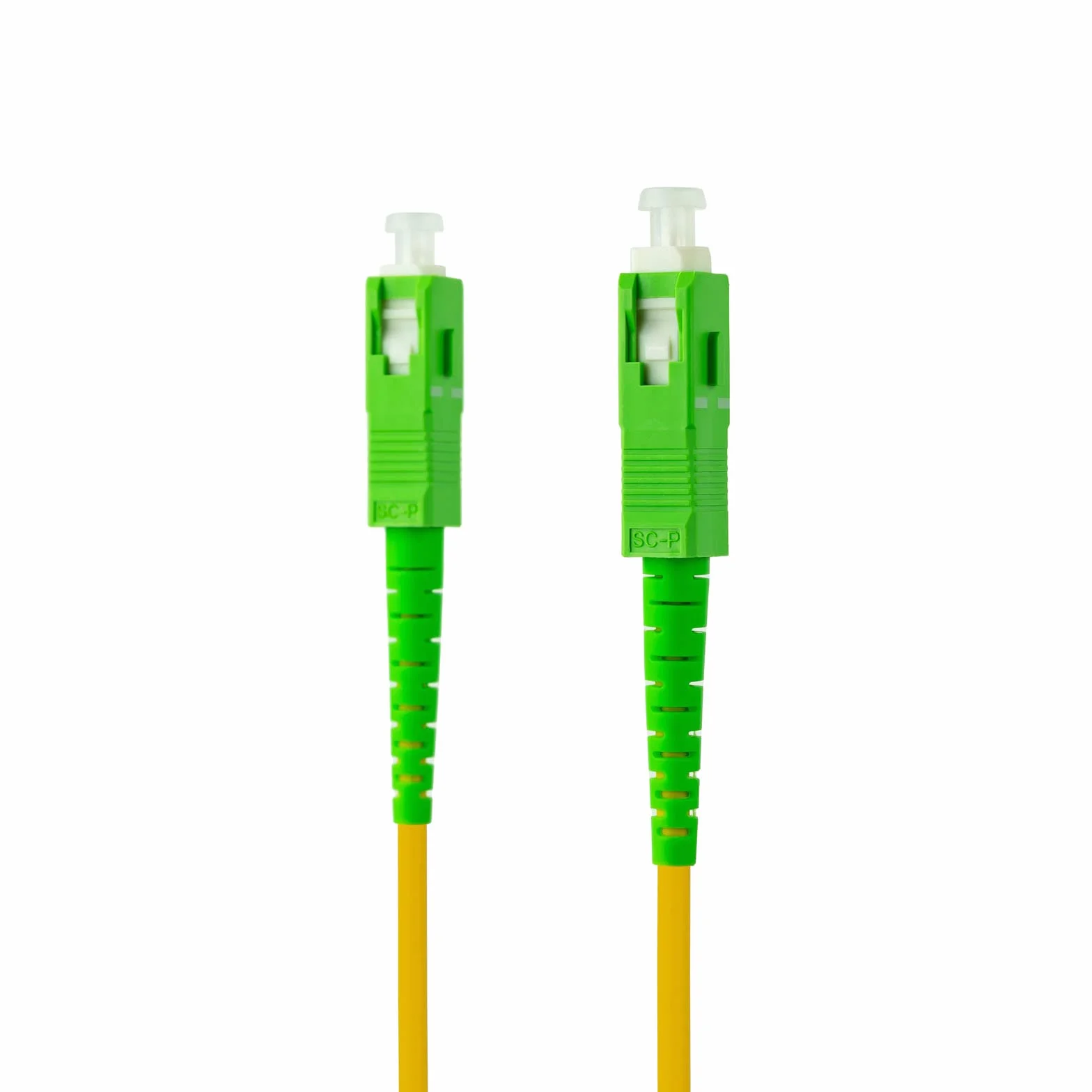 NANOCABLE 10.20.0010- Kabel światłowodowy do routera SC/APC do SC/APC Pojedynczy Simplex LSZH, Żółty, 10 m
