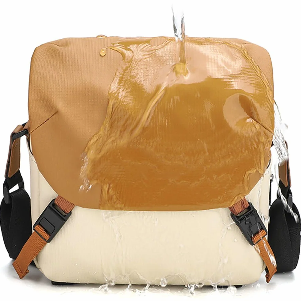 Torba na ramię aparatu w kontrastowym kolorze, torba fotograficzna outdoorowa na co dzień torba crossbody DSLR Mała torba na aparat