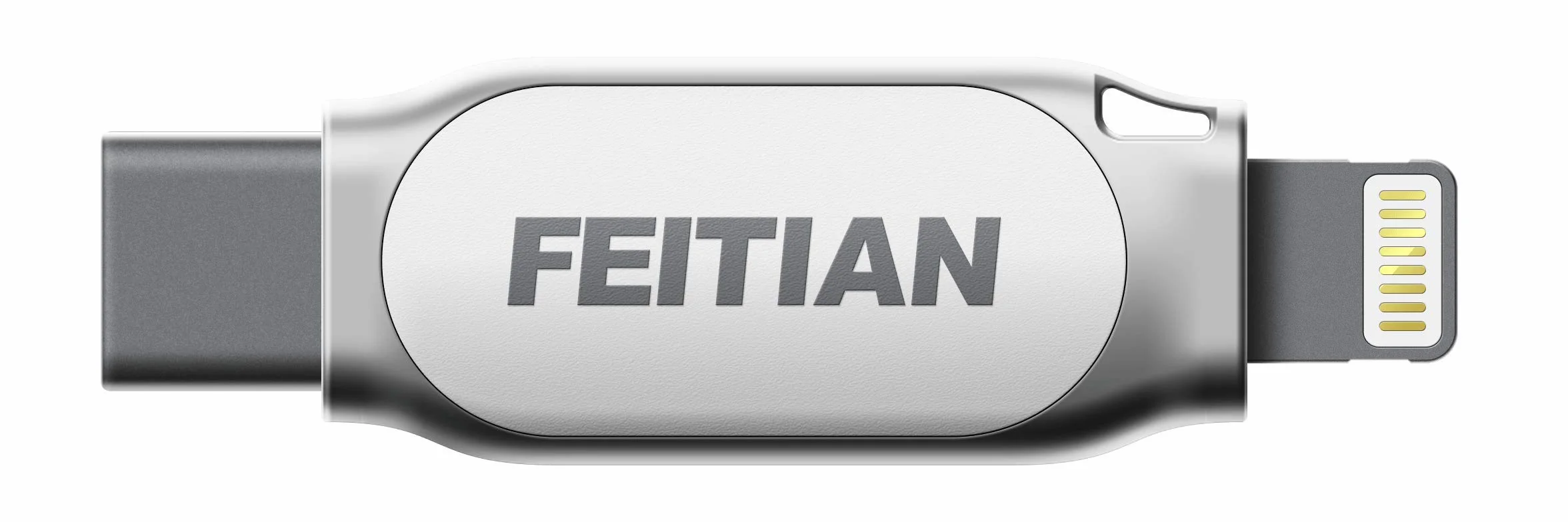 iePass K44 podwójne złącze iOS USB Security Key - dwuskładnikowe uwierzytelnianie - USB-C + Lightning - FIDO U2F + FIDO2 + MFi - pomaga zapobiegać przejęciom konta dzięki uwierzytelnianiu