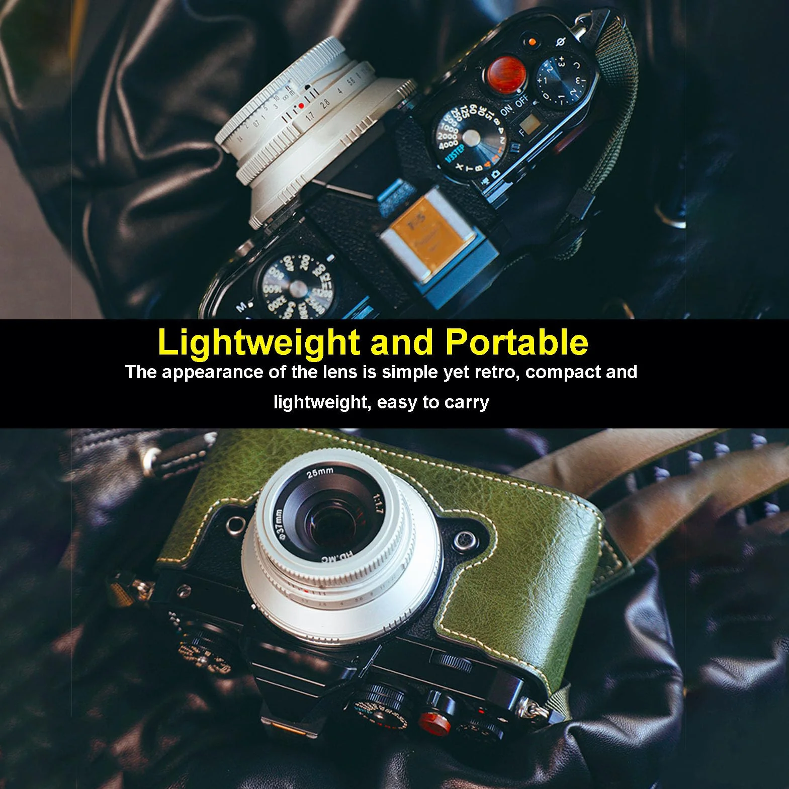Obiektyw Stałoogniskowy z manualną regulacją Ostrości do Aparatów R7 R10 R50 R100 RP R5 R6, 25 Mm F1.7 APS - Obiektyw Formatu C MF o Dużej Aperturze do Aparatów Bezlusterkowych z (SILVER)