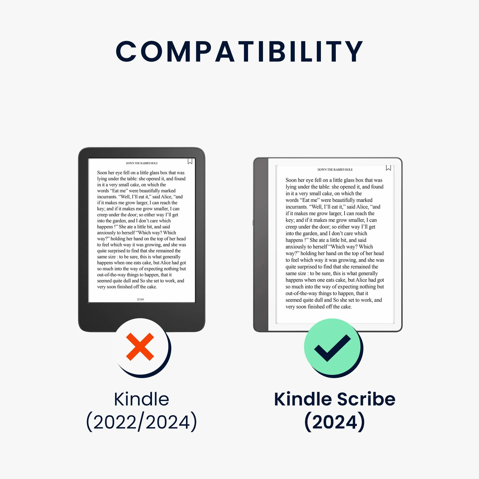 kwmobile Pokrowiec kompatybilny z Amazon Kindle Scribe (2024) pokrowiec - etui ze sztucznej skóry/zamszu ze stojakiem - ciemnoniebieski/ciemnoszary