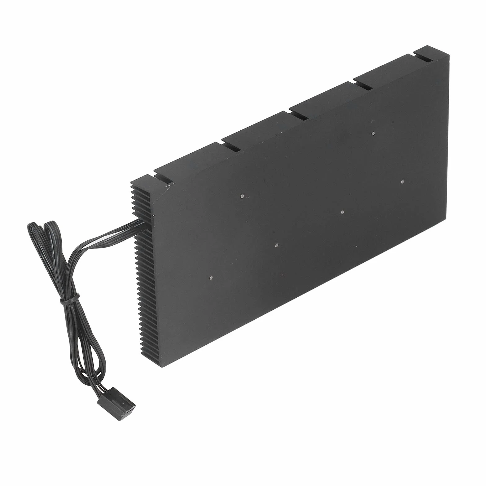Fdit Radiator Pamięci VRAM z Podwójnym Wentylatorem PWM, Aluminiowy Radiator z Cichymi łożyskami Hydraulicznymi, do Chłodzenia Pamięci GPU 3080 i 3070 (Podkładka 0,5 mm 600)