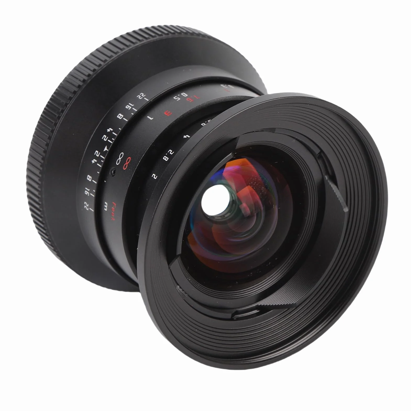 Fabater Obiektyw Stałoogniskowy 12 Mm F2.0 Z ręczną regulacją Ostrości, Obiektyw Portretowy Z Mocowaniem APS C Z do Aparatów Z50 ZFC Z30 Z6I Z7II, Szerokokątny Obiektyw Stałoogniskowy Z (BLACK)
