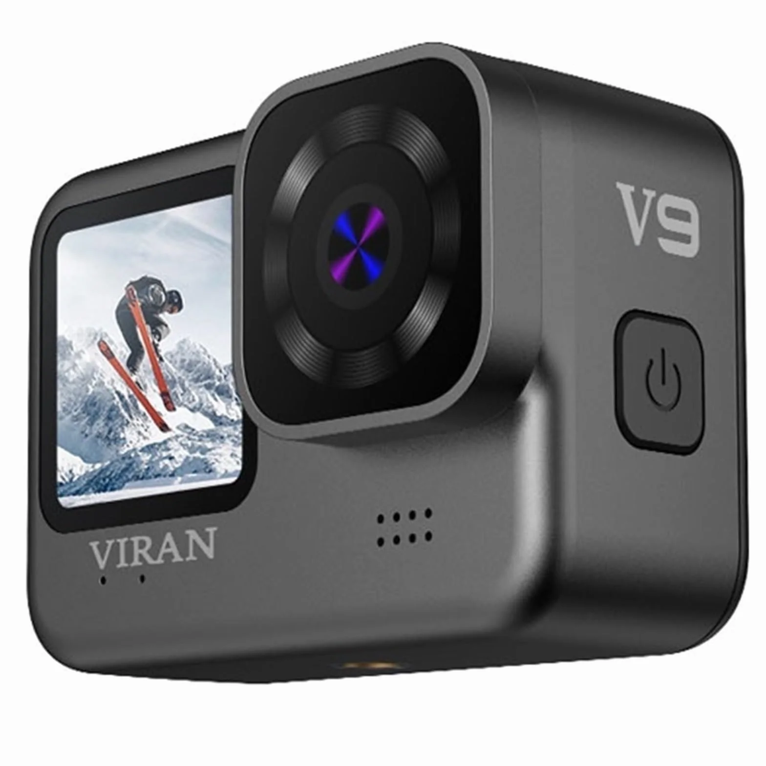 4K/60FPS WiFi Anti Shake Action Camera V9 Z Ekranem Zdalnego Sterowania Wodoodporna Szerokokątna Kamera Sportowa Wysoka Rozdzielczość(XJ-V9)