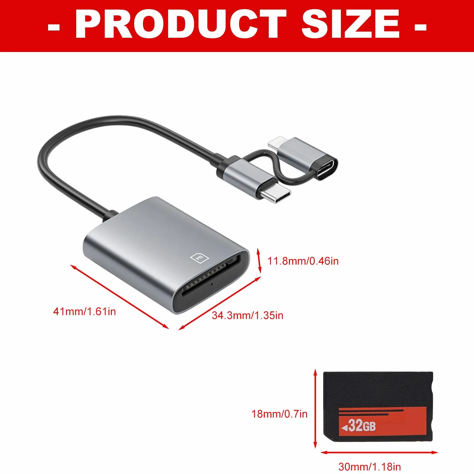 ordinarYone Kombinacja czytnika kart 64 GB, 32 GB, 16 GB, 8 GB, 4 GB pamięci do szybkiego transferu danych na urządzeniach do gier