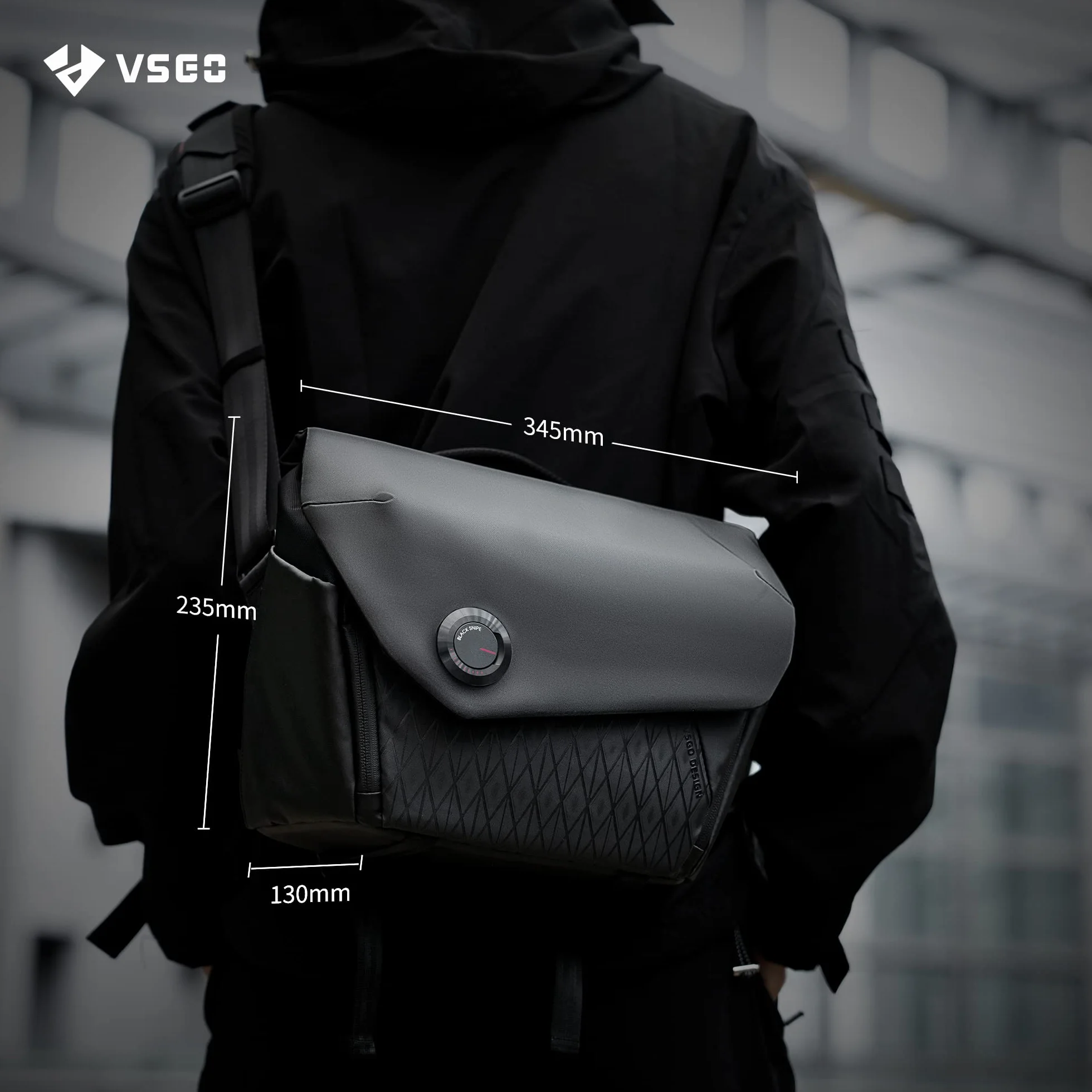 VSGO Profesjonalna torba na zdjęcia 6 l, torba na ramię, mikro-lustrzanka, aparat cyfrowy, wyposażenie fotograficzne, specjalna torba do pracy