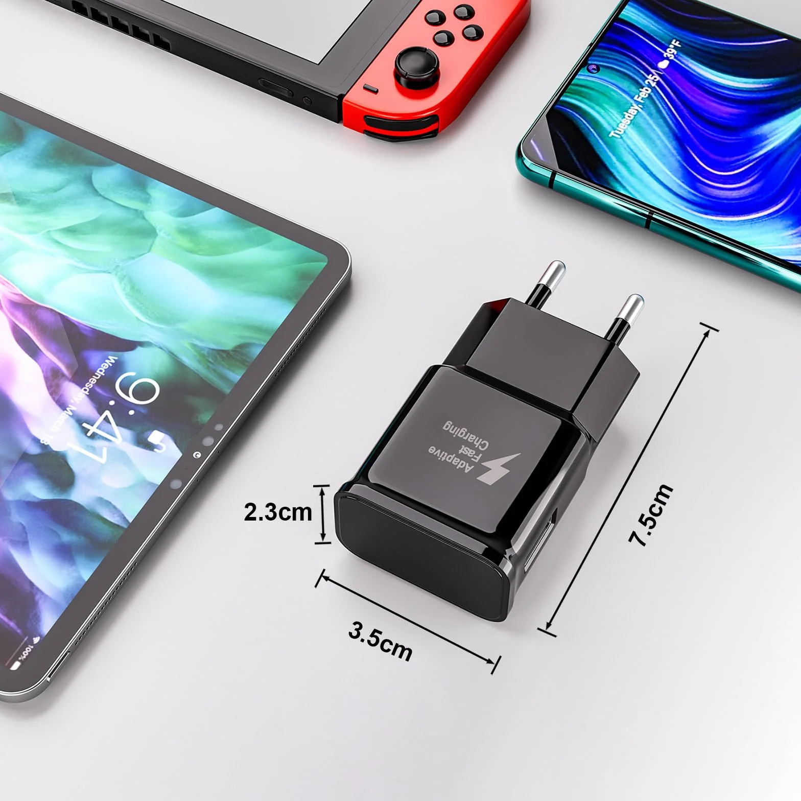 Ładowarka USB Samsung Galaxy A54 A53 A34 A33 szyba ładowarka USB C 2m