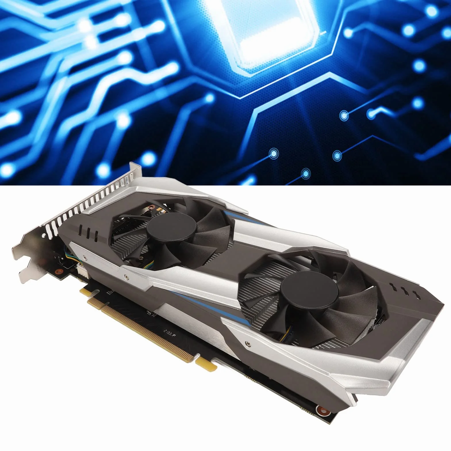 Karta Graficzna GTX960 4GB, GDDR5 128BIT 1152MHZ 7012MHZ Karta Graficzna do Gier, częstotliwość 1024SP Podwójny Wentylator Komputer Stacjonarny Dyskretna Karta Graficzna do Gier (GTX960 4B)