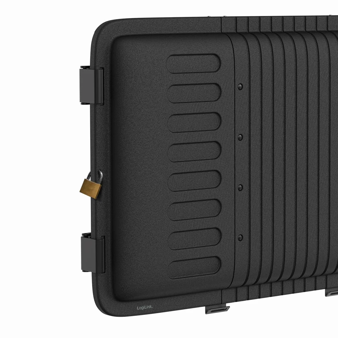 LogiLink BP0167 – odporna na kurz i warunki atmosferyczne obudowa TV do użytku na zewnątrz, do telewizorów o przekątnej ekranu 55–75", odchylana i wychylna