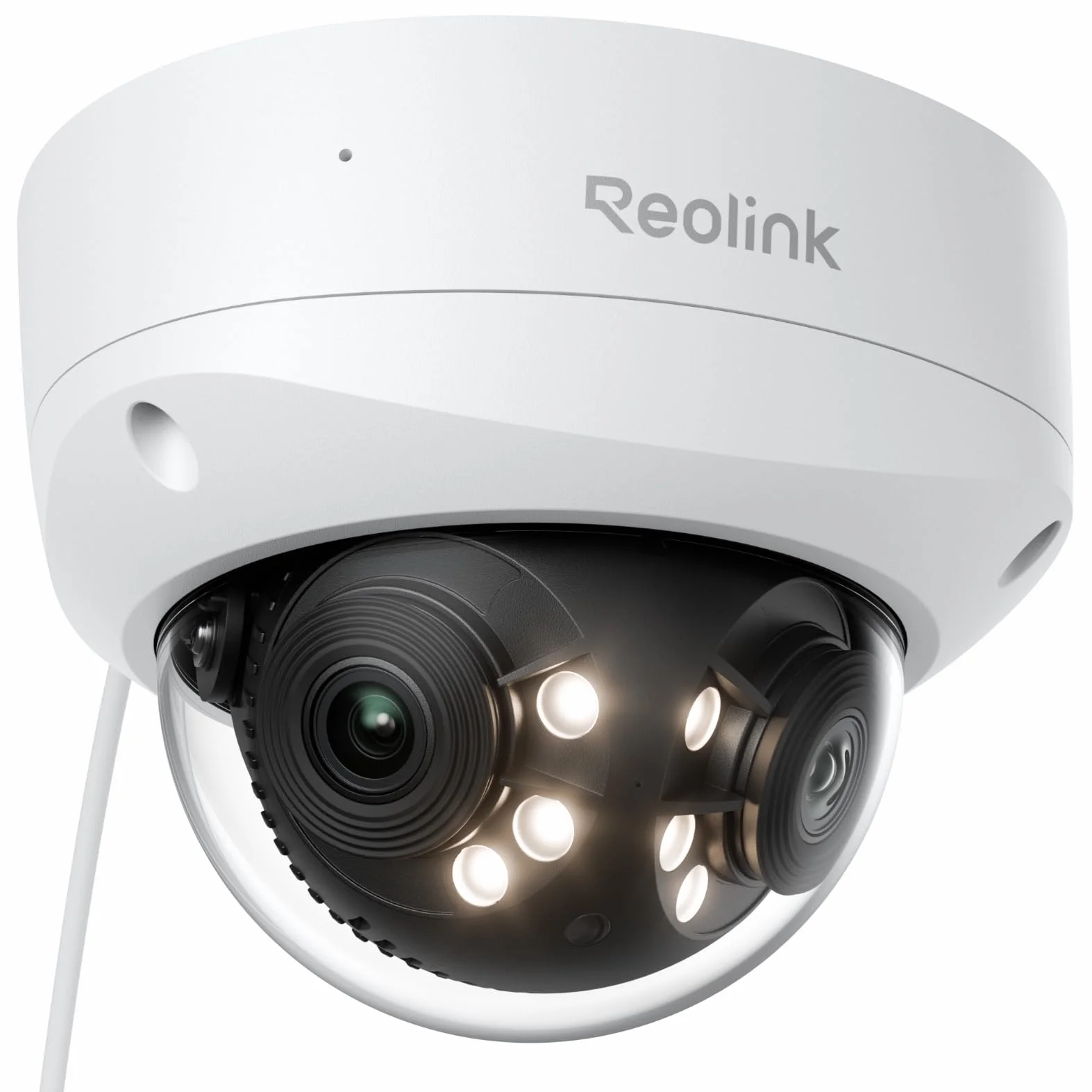 Reolink Panoramiczna kamera bezpieczeństwa 16MP UHD 180° z podwójnym obiektywem PoE, śledzenie ruchu, kolorowy noktowizor, inteligentne wykrywanie, dwukierunkowe audio, IK10 wandaloodporna, Duo 3V PoE