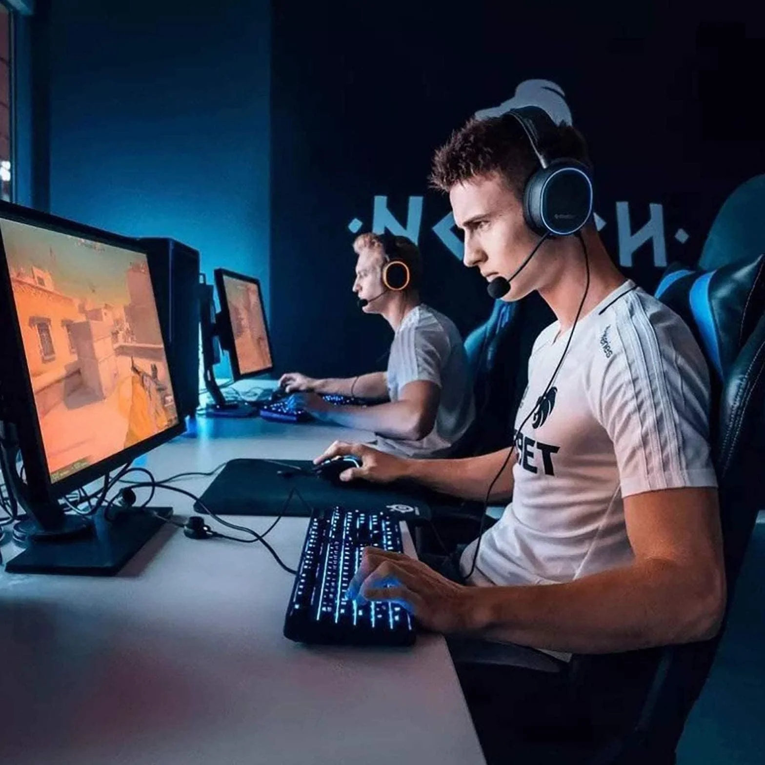 arctis Nova Pro kabel audio kompatybilny z SteelSeries Arctis 7, gamingowy zestaw słuchawkowy (czarny/15 stóp)