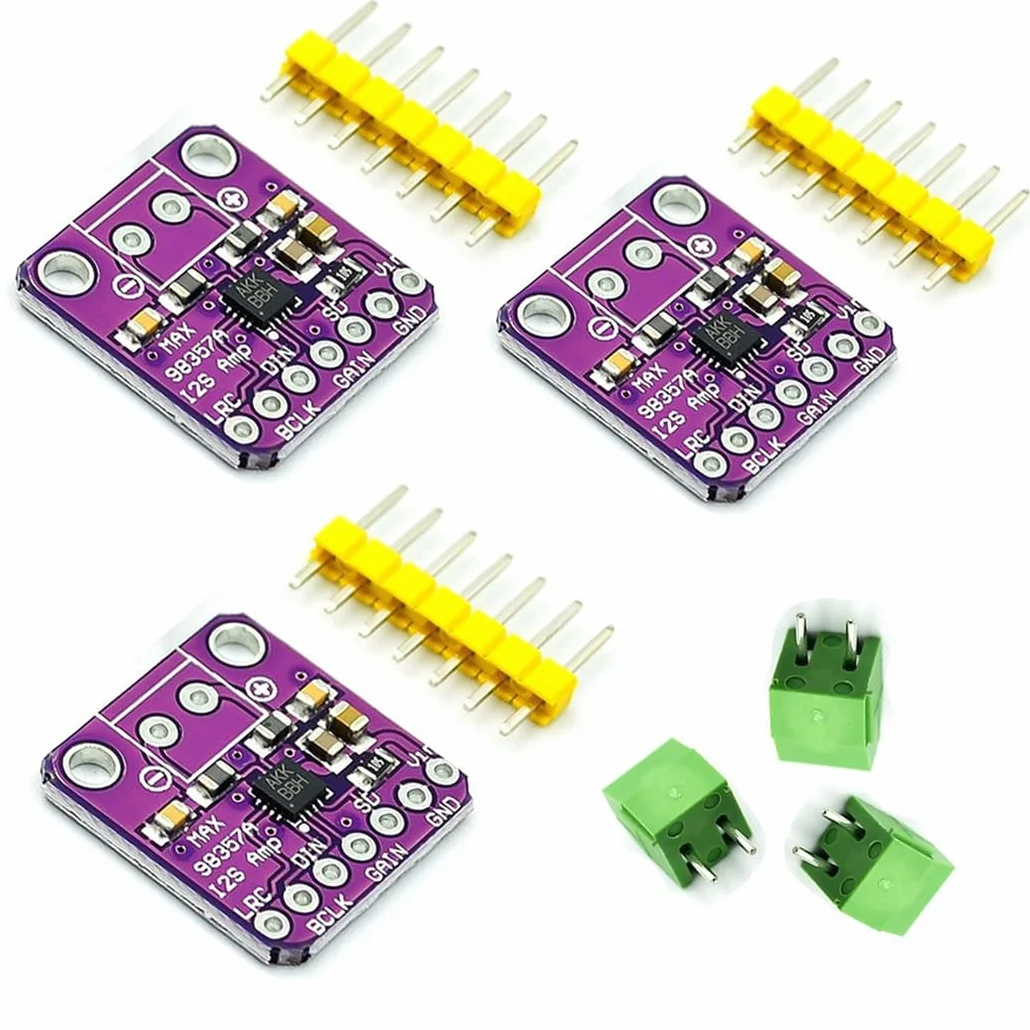 MAX98357 Klasa D Audio Amplifier Board I2S 3W DAC Decoder Breakout Module Bezfiltrowy
