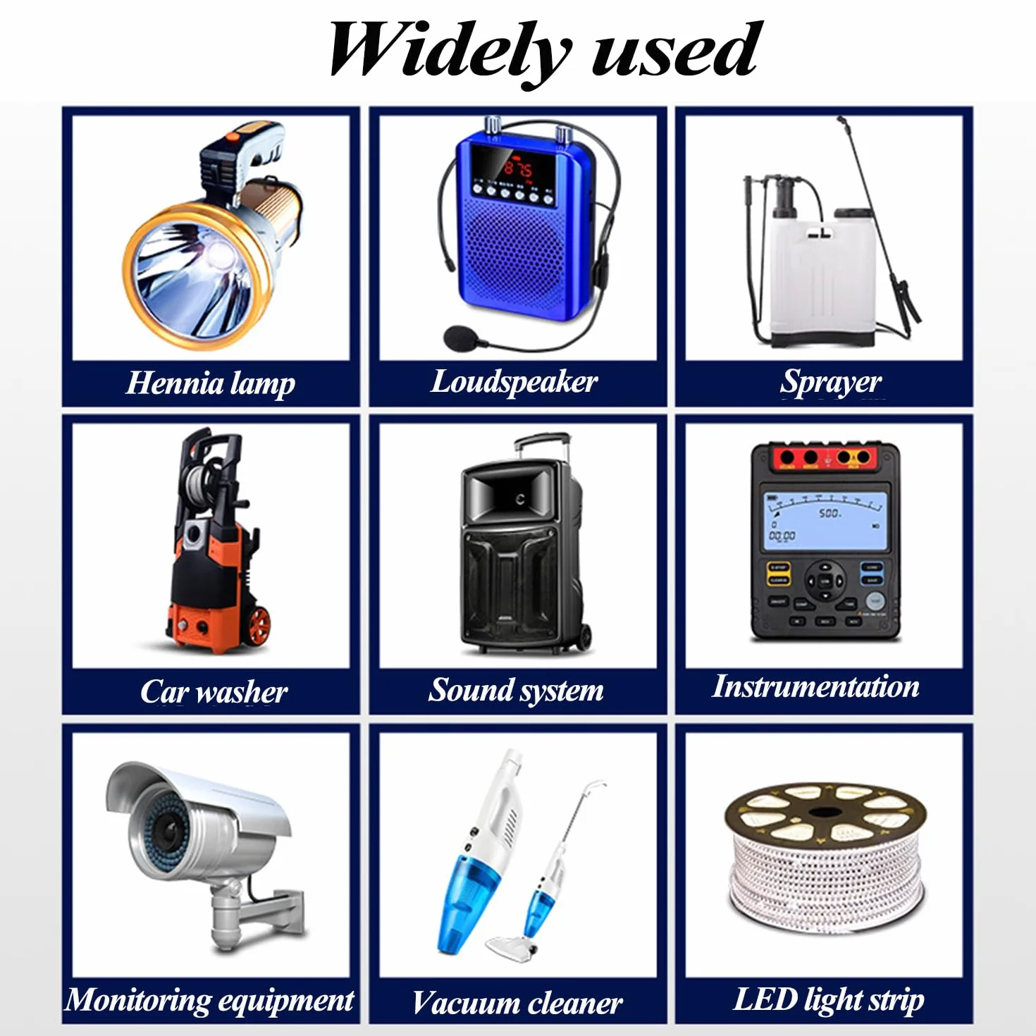 TGHY Akumulator litowo-jonowy DC 12 V 8000 Ah Akumulator litowo-polimerowy 12 V do kamer CCTV, kamer, odtwarzaczy MP3, pasków świetlnych LED i innych,12v 8000ah b