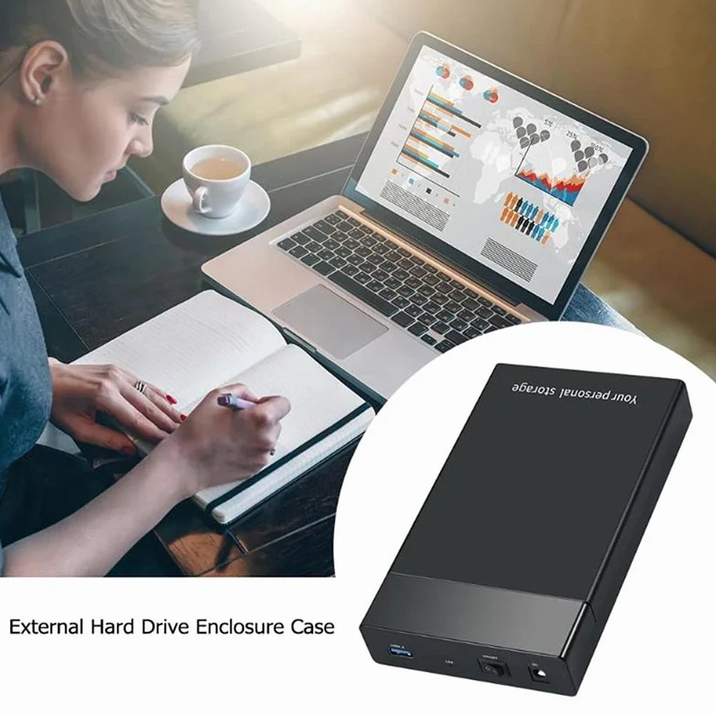 Obudowa dysku twardego SATA III na USB 3.0 Zewnętrzna obudowa dysku twardego 6.3 cm 8.9 cm HDD stacja dokująca do laptopa