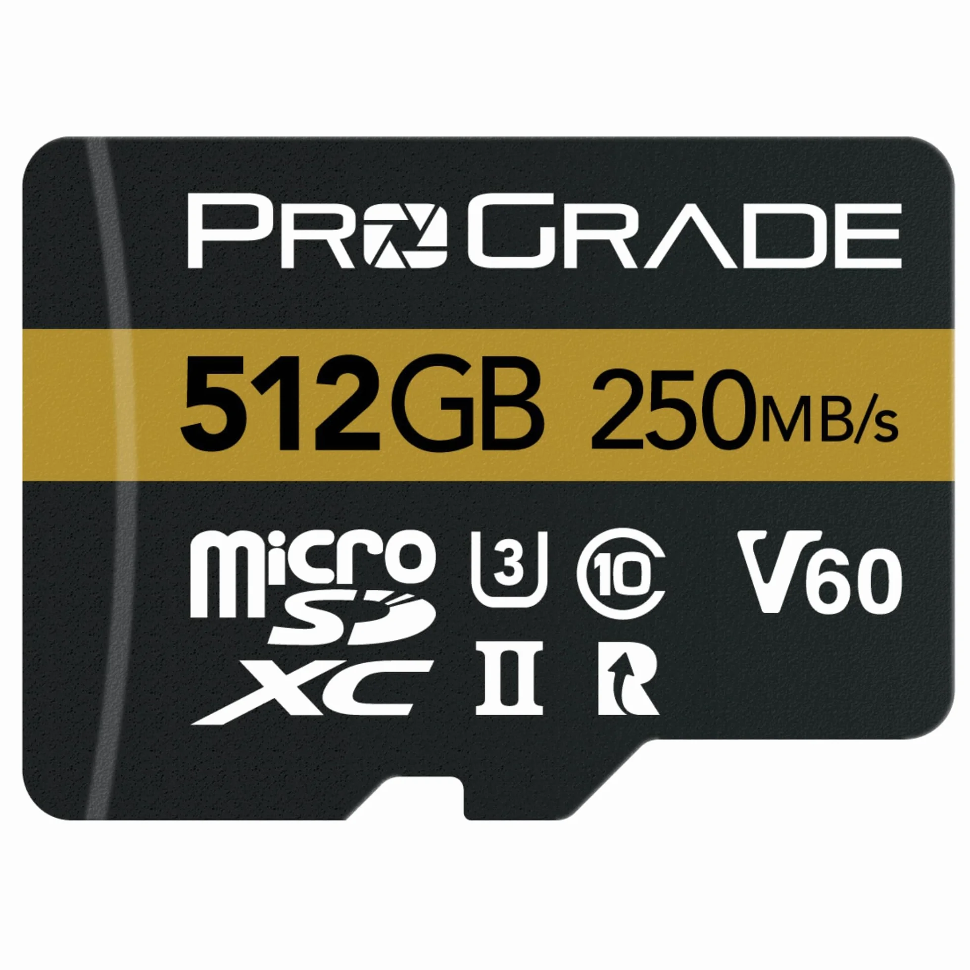Karta microSD V60 (512 GB) – testowana dla pełnowymiarowych urządzeń z kartą SD | odczyt do 250 MB/s, zapis 130 MB/s ProGrade Digital…