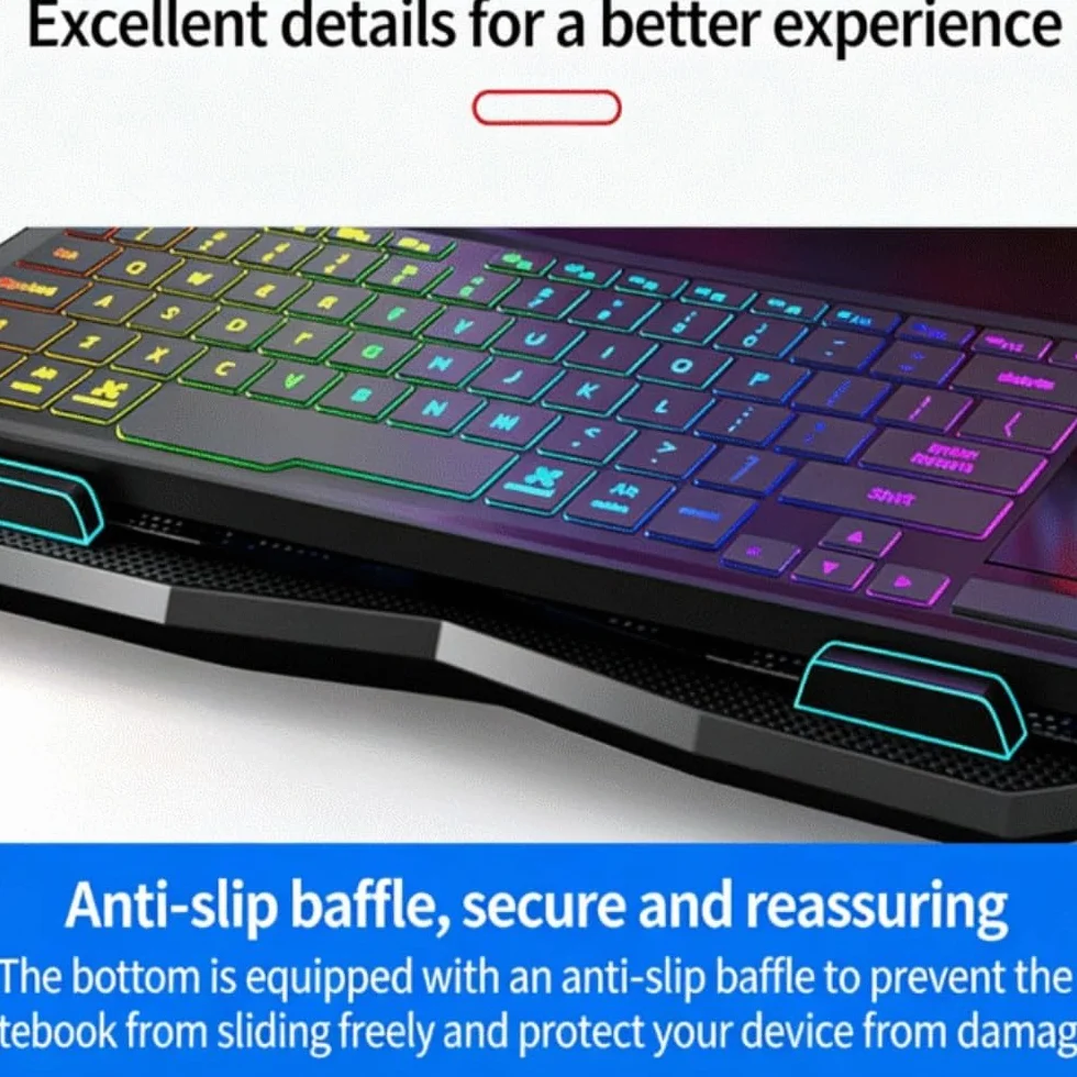 Chłodziarka Laptopa Podkładka Chłodząca Do Laptopa Podstawka Gier Podstawa Stojaka Z Wentylatorem Stojak(Single fan)