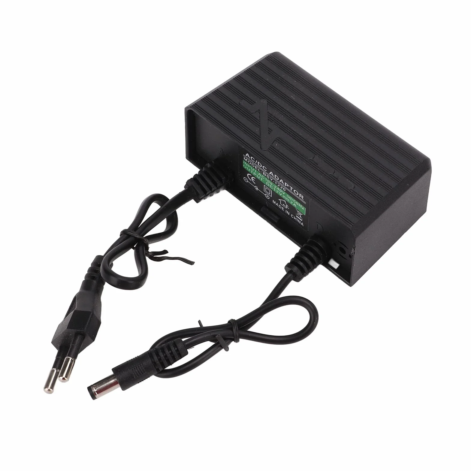 Zasilacz 12V 2A AC 100-240V do DC12V wodoodporny z ochroną odgromową do kamer monitorujących