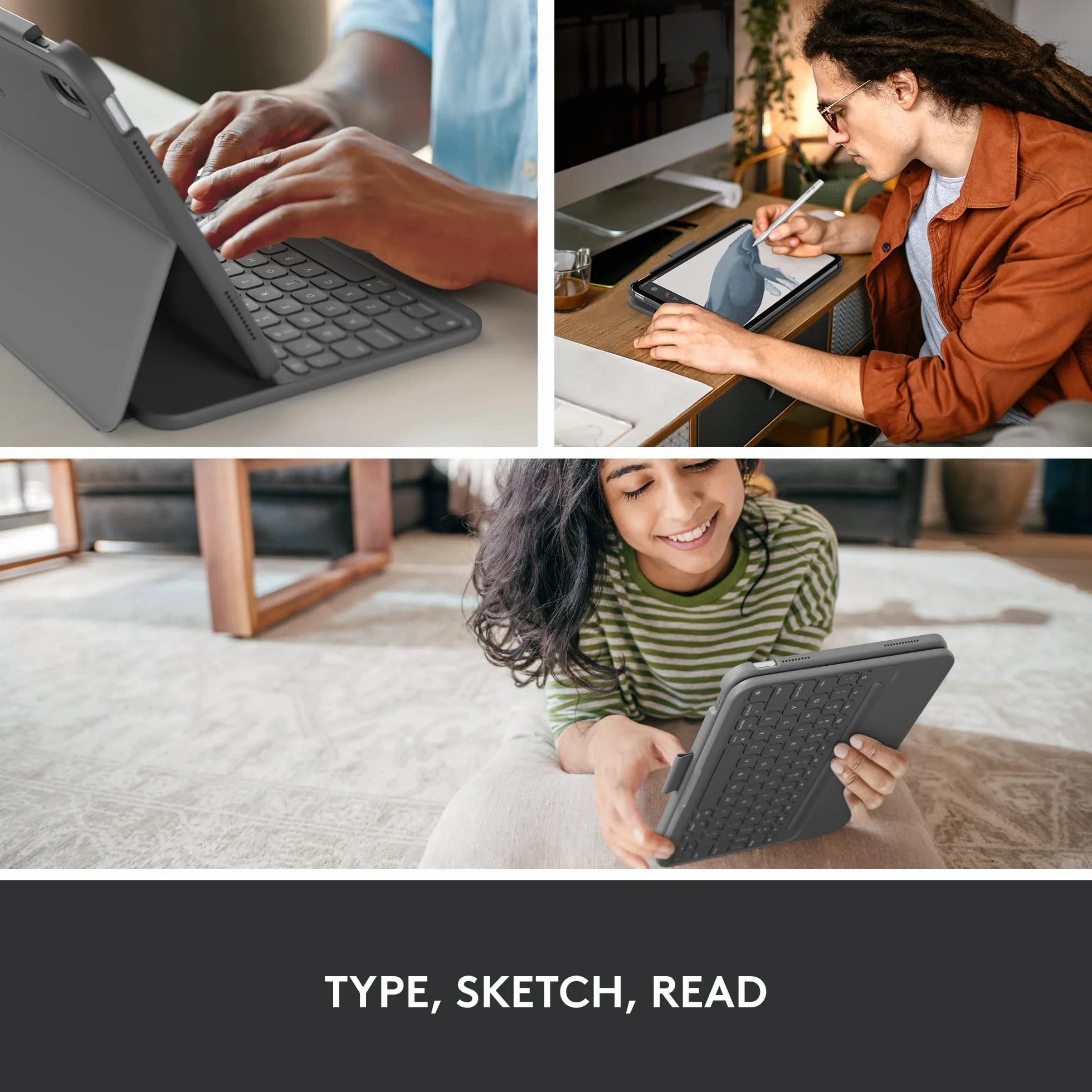 Logitech Slim Folio Klawiatura Case - UK QWERTY
