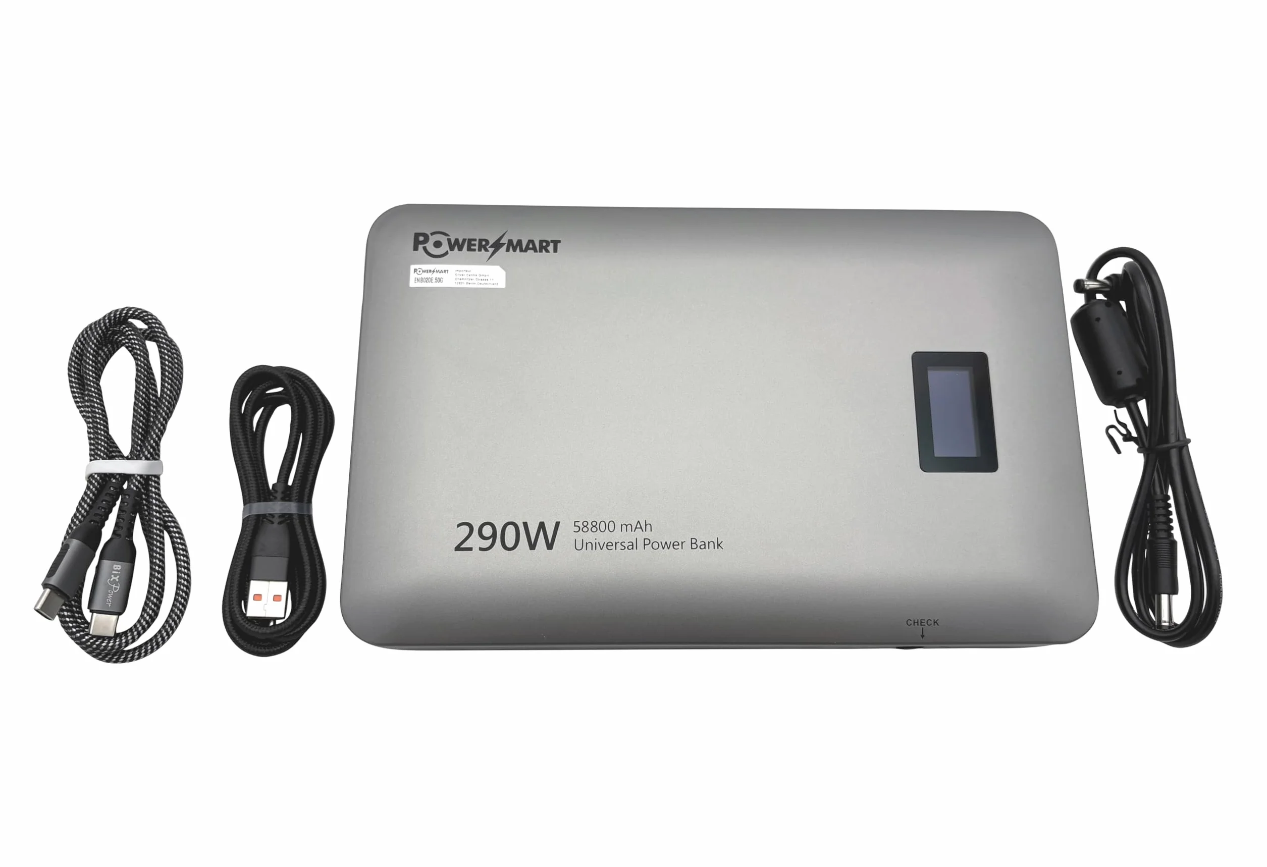 PowerSmart Powerbank 58800 mAh 213 Wh USB-C, akumulator do szybkiego ładowania laptopa telefon komórkowy