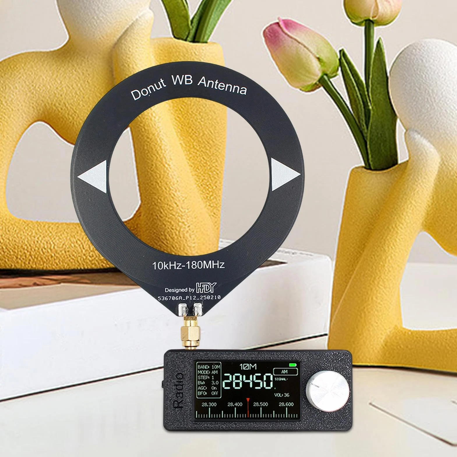 Ma?e radio, wszystkie odbiornik radiowy Band,Radia SW ze wszystkimi pasmami - Kompaktowy, bateria 800 mAh, kontrola g?ówna ESP-32-S3, z anten? dla lepszego wra?enia u?ytkownika