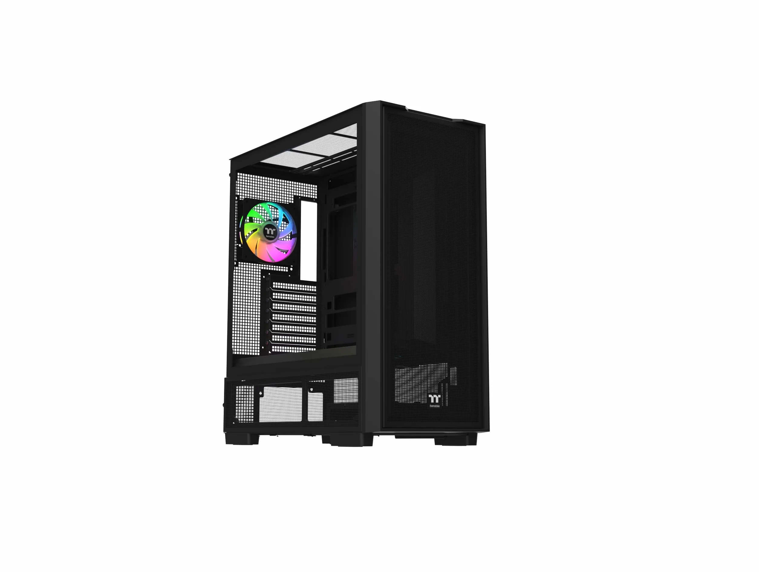 Thermaltake S380 TG ARGB | Mid Tower Chassis | kompatybilny z Hidden Connector | panel ze szkła hartowanego | 360 mm Single Frame ARGB system wentylatora i 1 fabrycznie zainstalowany wentylator ARGB