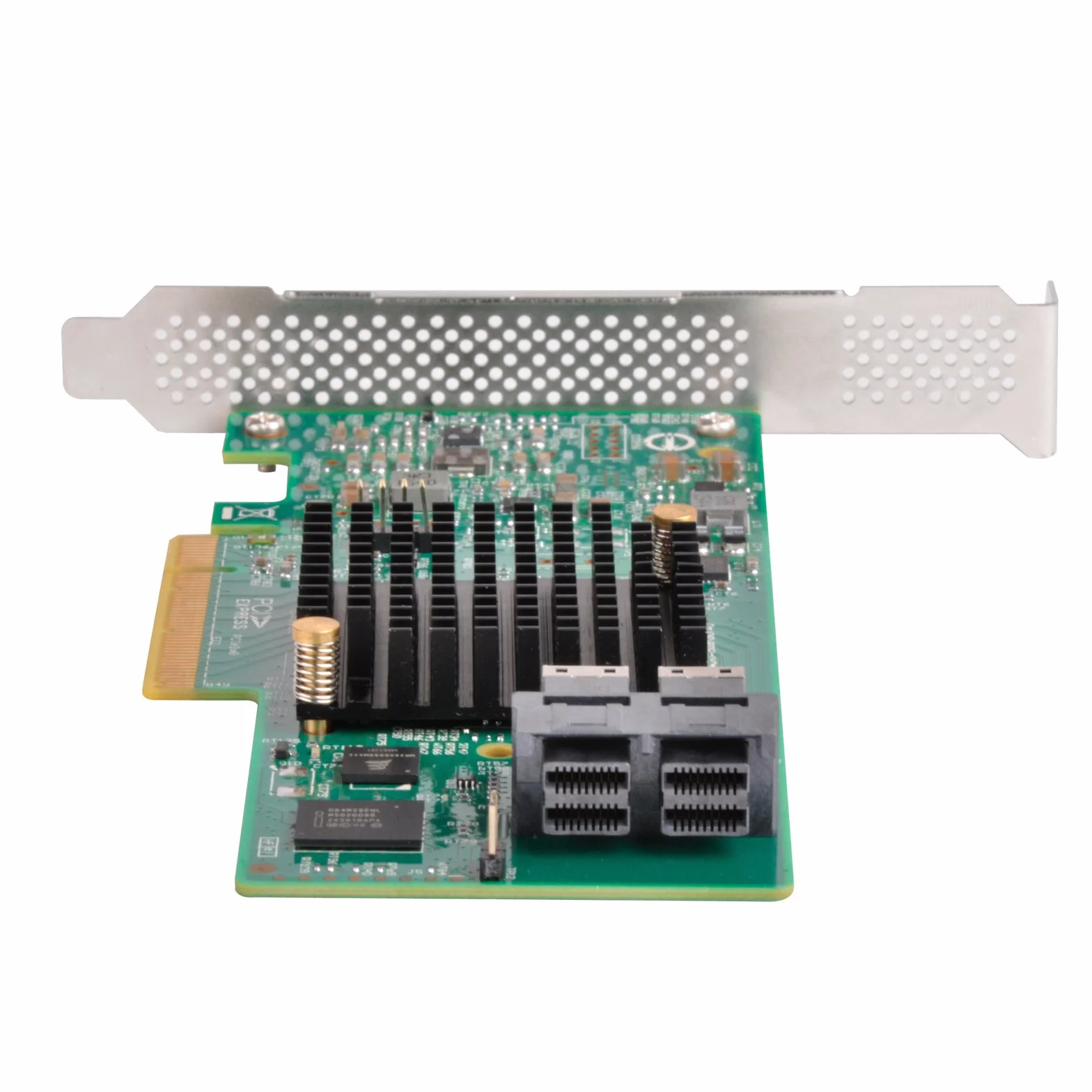 SilverStone SST-ECS05 – Serwerowa karta PCI-E Express Card Gen 3.0 x8 SAS (12 Gb/s) / SATA (6 Gb/s) kontroler portów LSISAS3008, obsługuje niskoprofilowy, RAID 0,1,1E, 10